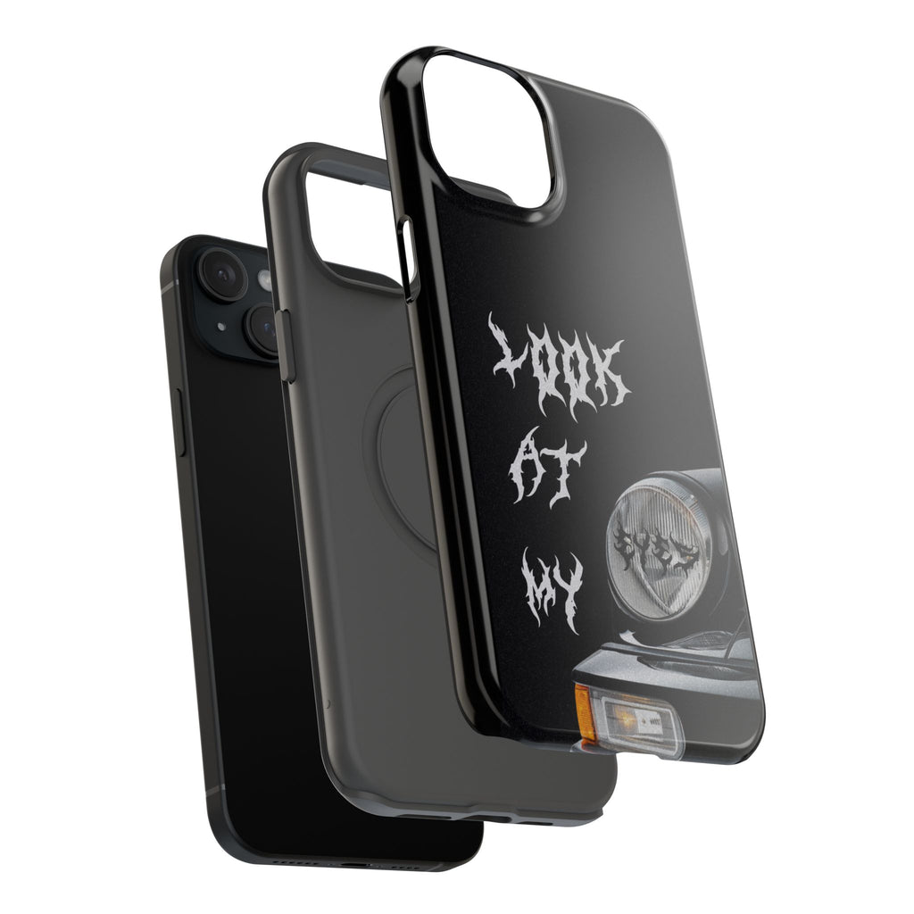 LOOK AT MY EYES Phone Case - 'Lock-in 🔒' Gym Motivation, Rap Vibes, Winter Arc Incoming