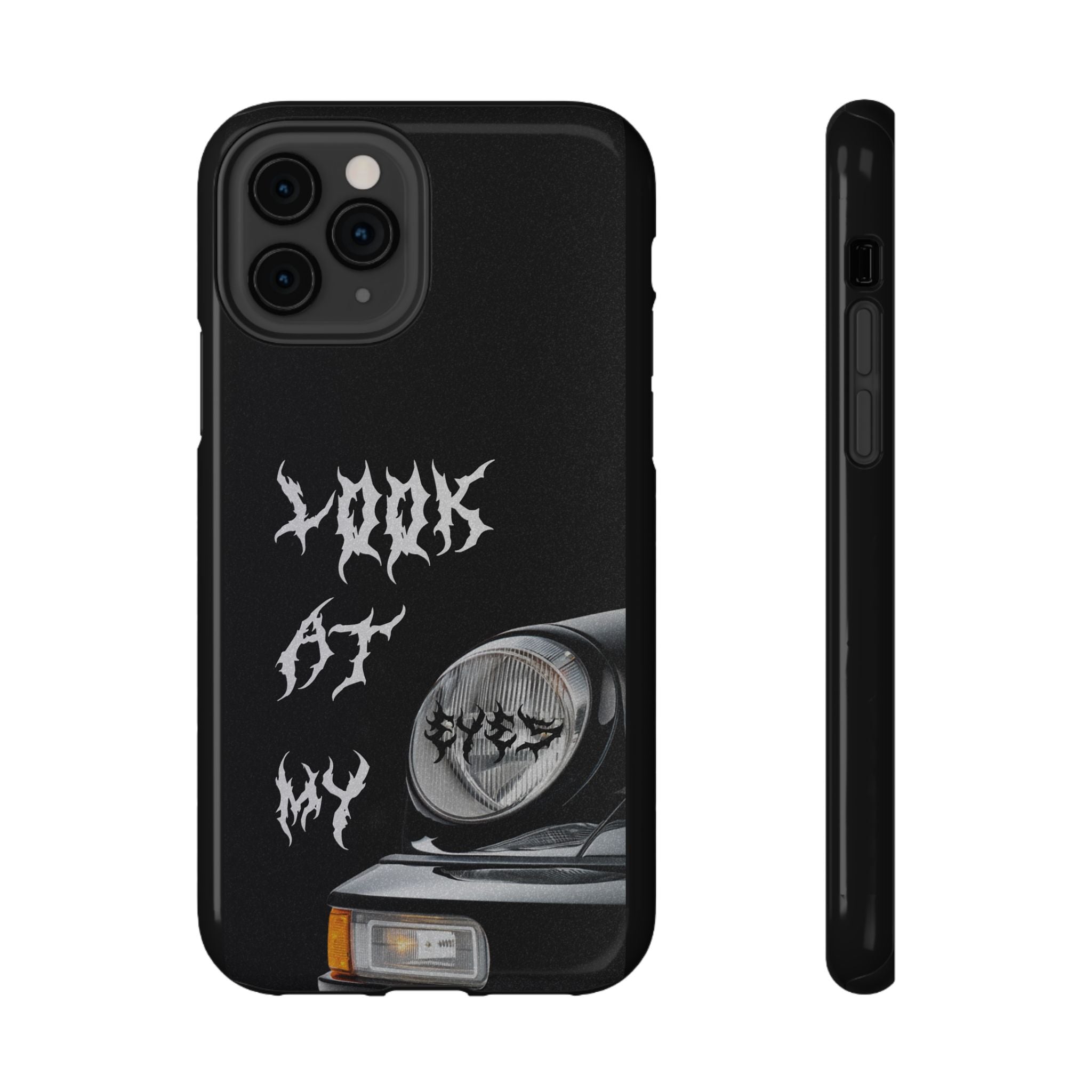 LOOK AT MY EYES Phone Case - 'Lock-in 🔒' Gym Motivation, Rap Vibes, Winter Arc Incoming