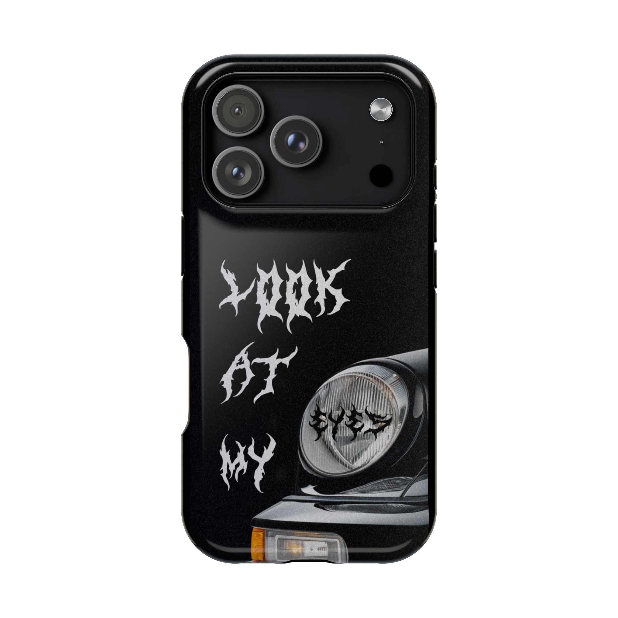LOOK AT MY EYES Phone Case - 'Lock-in 🔒' Gym Motivation, Rap Vibes, Winter Arc Incoming