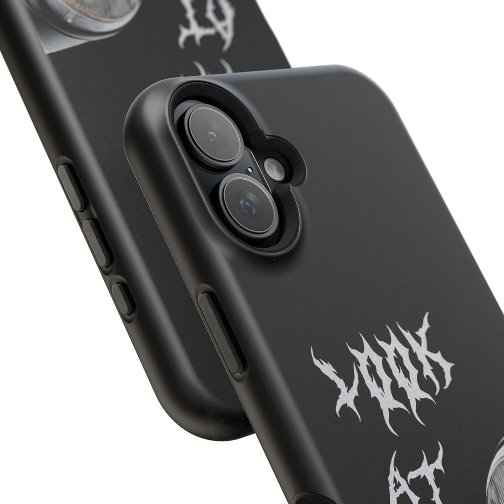 LOOK AT MY EYES Phone Case - 'Lock-in 🔒' Gym Motivation, Rap Vibes, Winter Arc Incoming