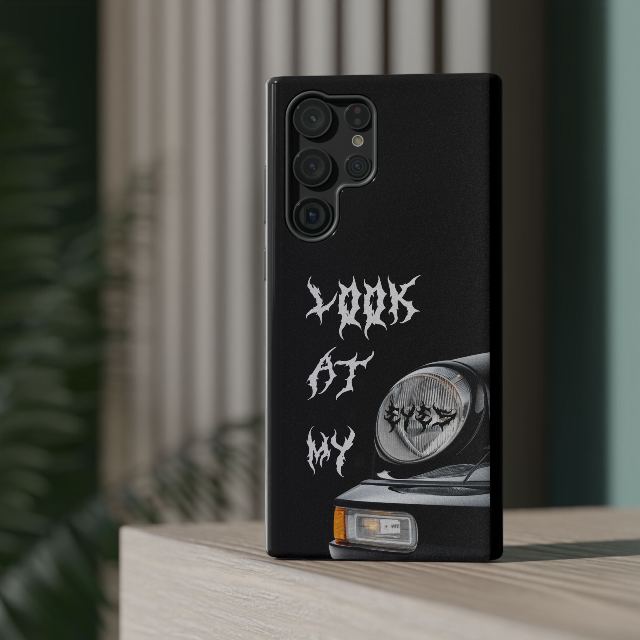 LOOK AT MY EYES Phone Case - 'Lock-in 🔒' Gym Motivation, Rap Vibes, Winter Arc Incoming