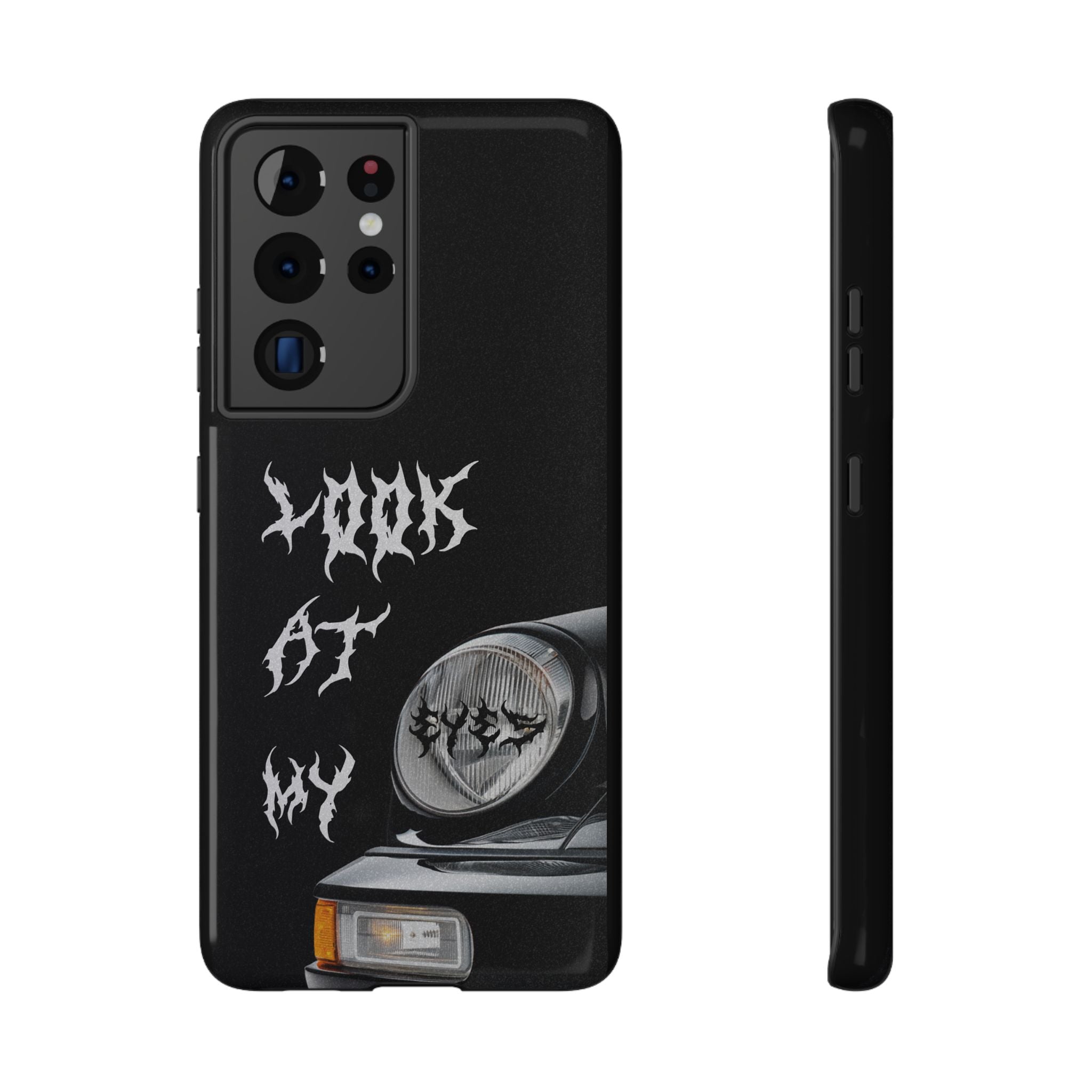 LOOK AT MY EYES Phone Case - 'Lock-in 🔒' Gym Motivation, Rap Vibes, Winter Arc Incoming