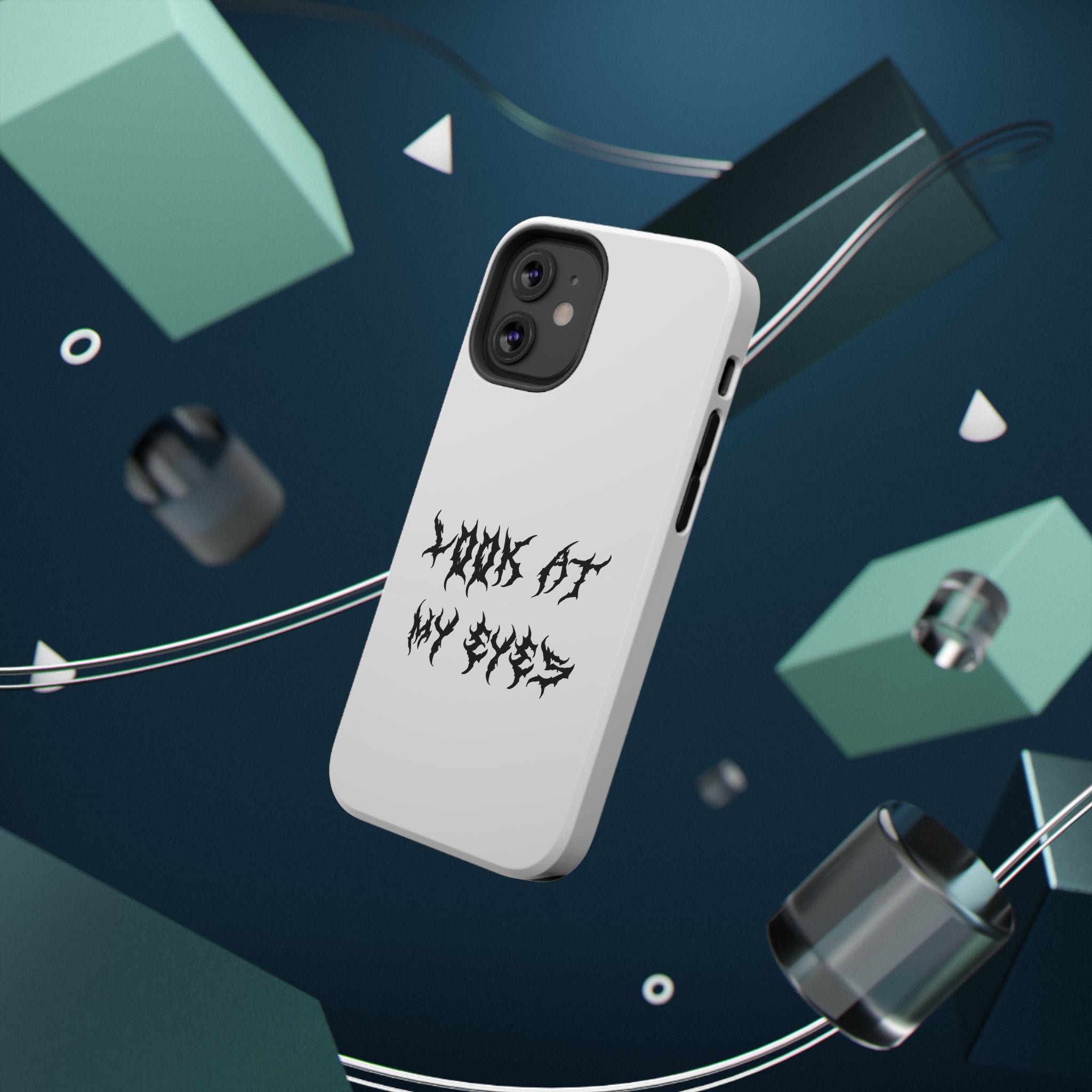 Copy of LOOK AT MY EYES Phone Case - 'Lock-in 🔒' Gym Motivation, Rap Vibes, Winter Arc Incoming