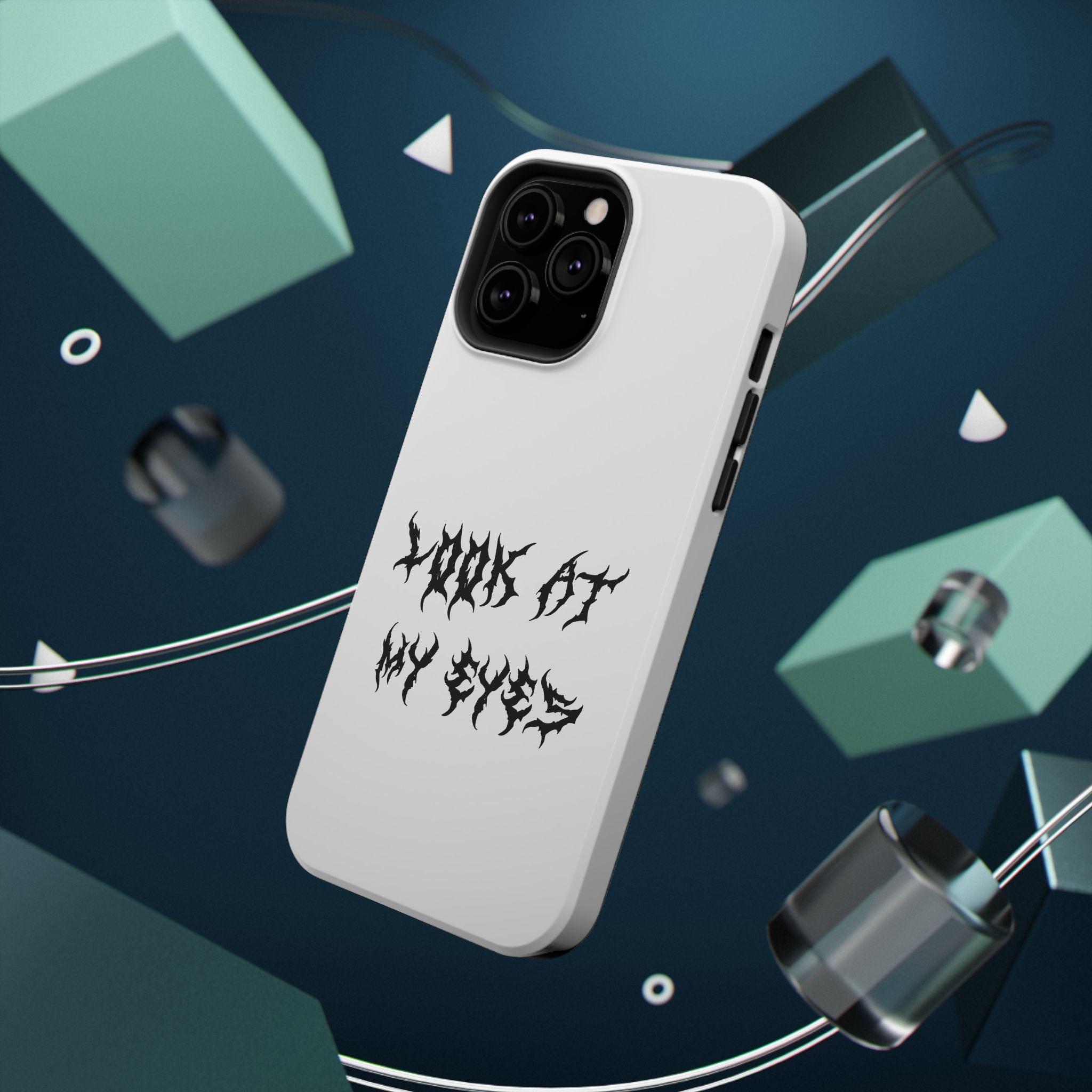 Copy of LOOK AT MY EYES Phone Case - 'Lock-in 🔒' Gym Motivation, Rap Vibes, Winter Arc Incoming