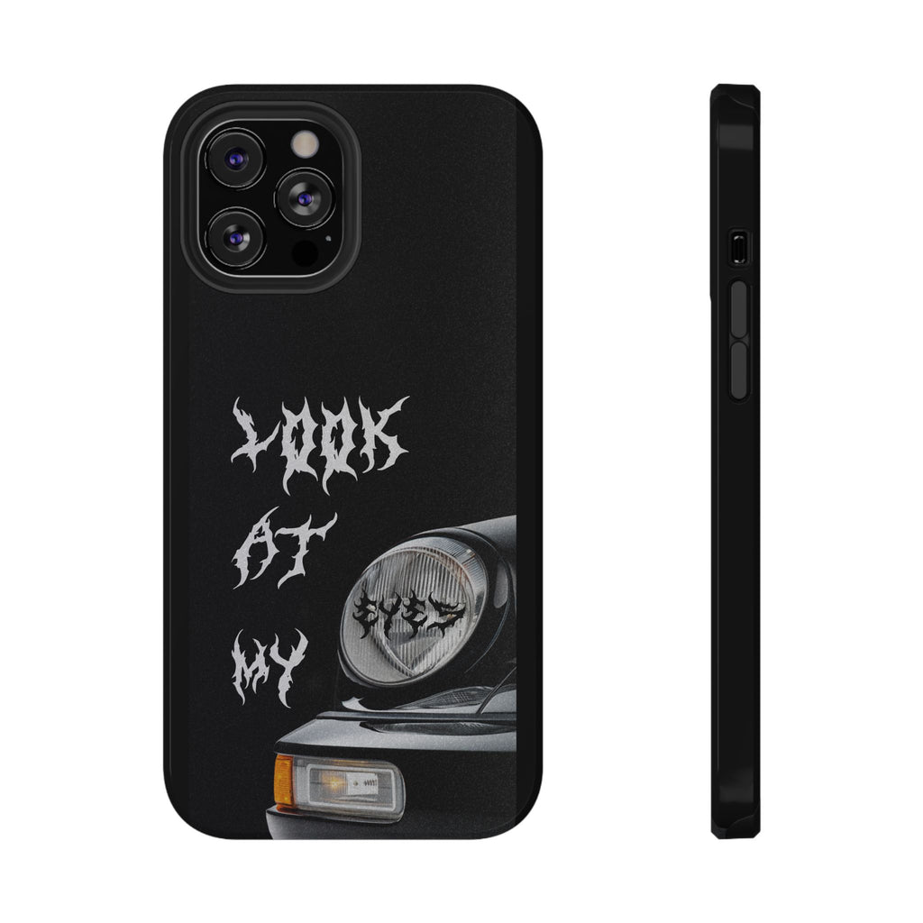 LOOK AT MY EYES Phone Case - 'Lock-in 🔒' Gym Motivation, Rap Vibes, Winter Arc Incoming