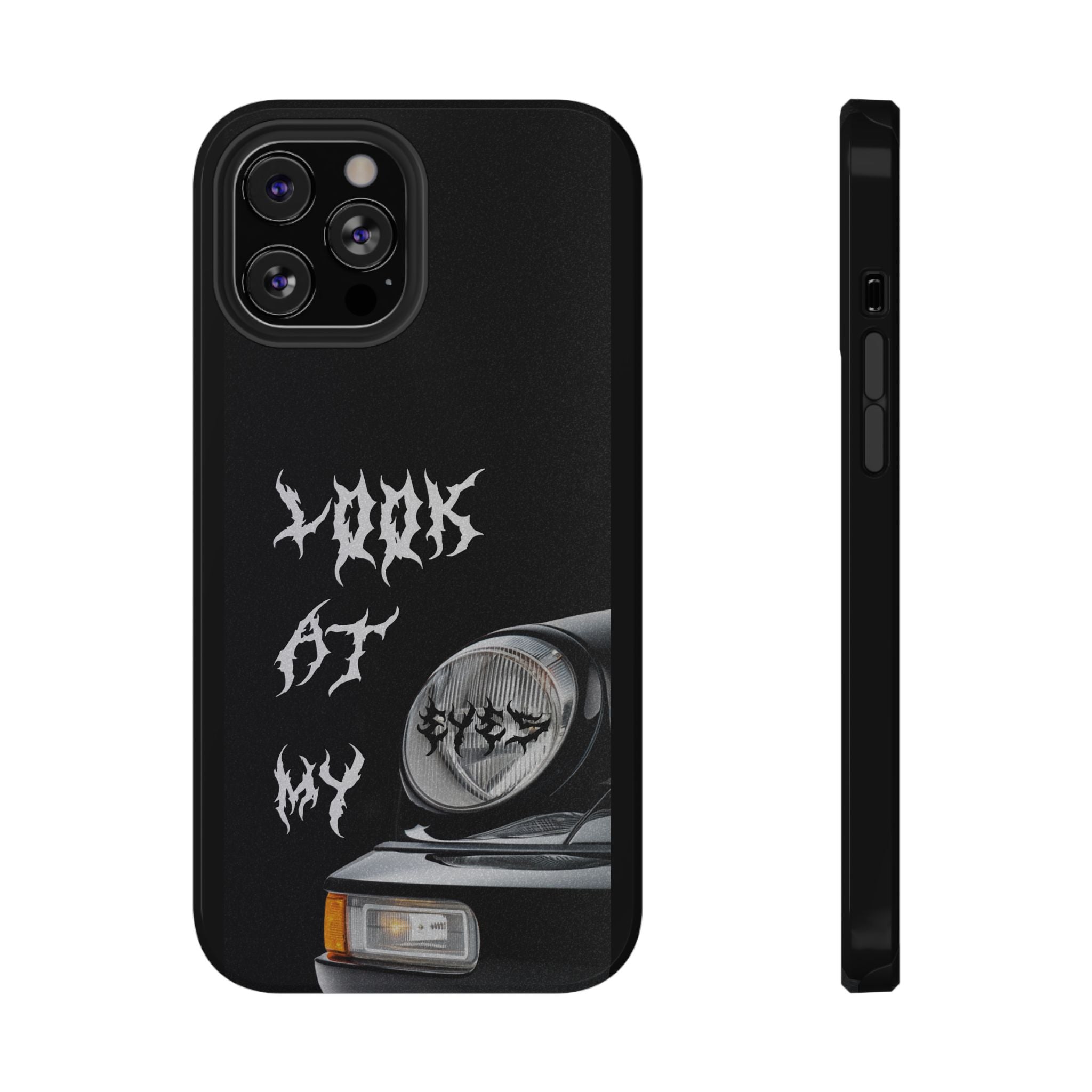 LOOK AT MY EYES Phone Case - 'Lock-in 🔒' Gym Motivation, Rap Vibes, Winter Arc Incoming