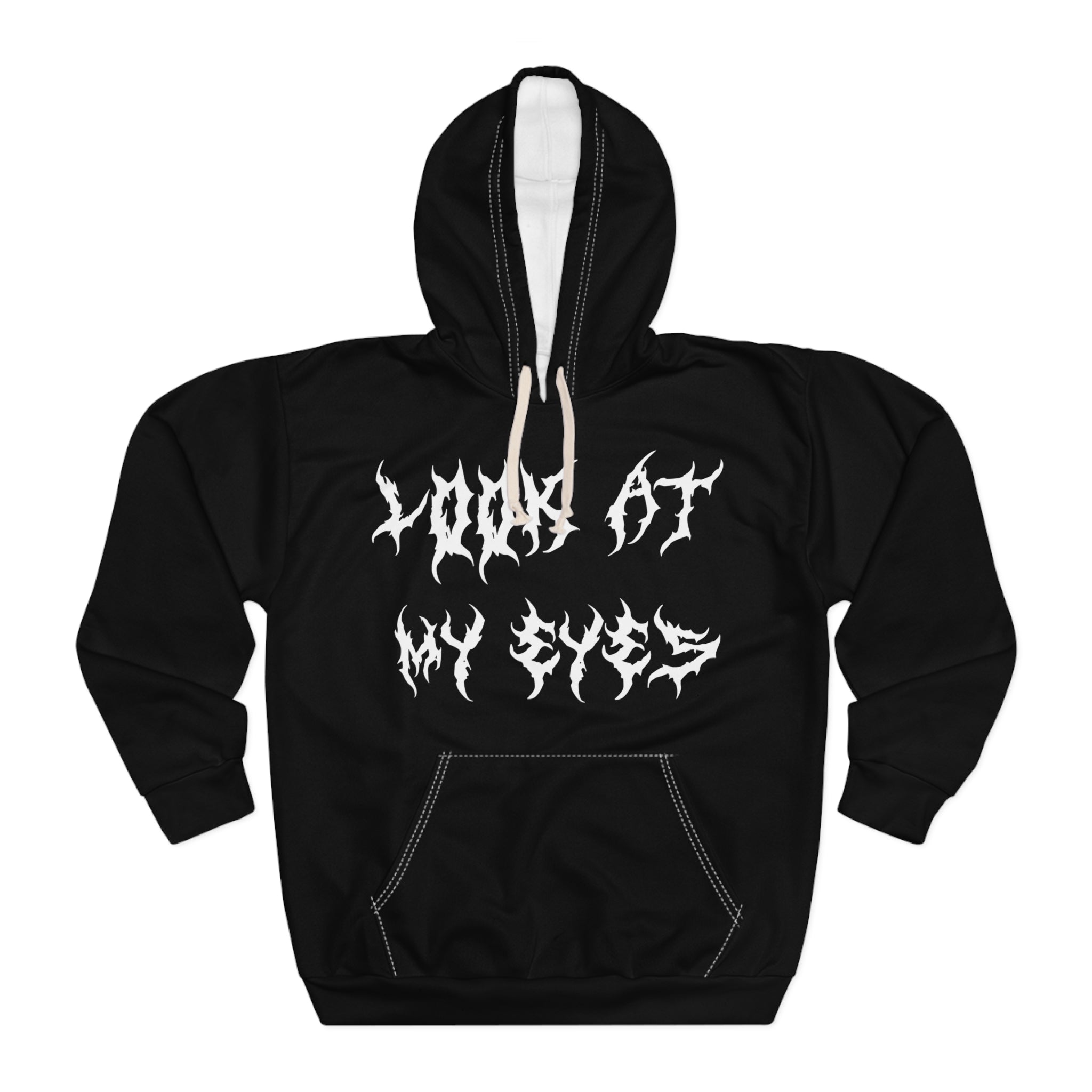 LOOK AT MY EYES UNISEX HOODIE – ‘LOCK-IN 🔒’  GYM MOTIVATION, RAP VIBES, WINTER ARC INCOMING