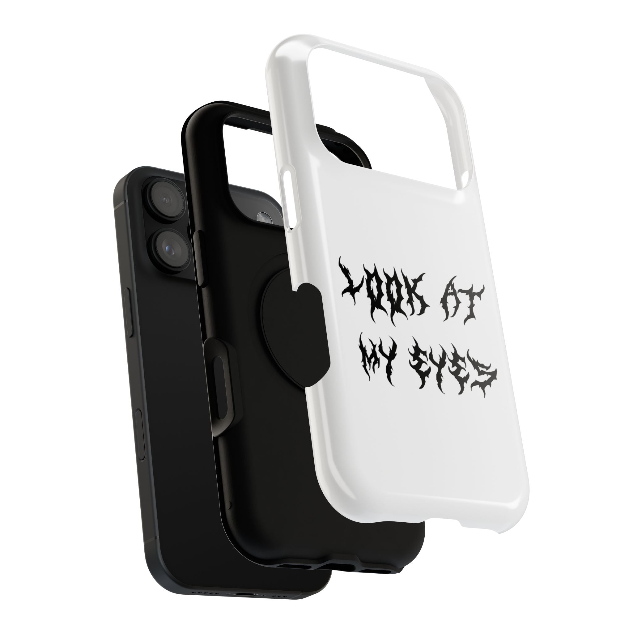 Copy of LOOK AT MY EYES Phone Case - 'Lock-in 🔒' Gym Motivation, Rap Vibes, Winter Arc Incoming