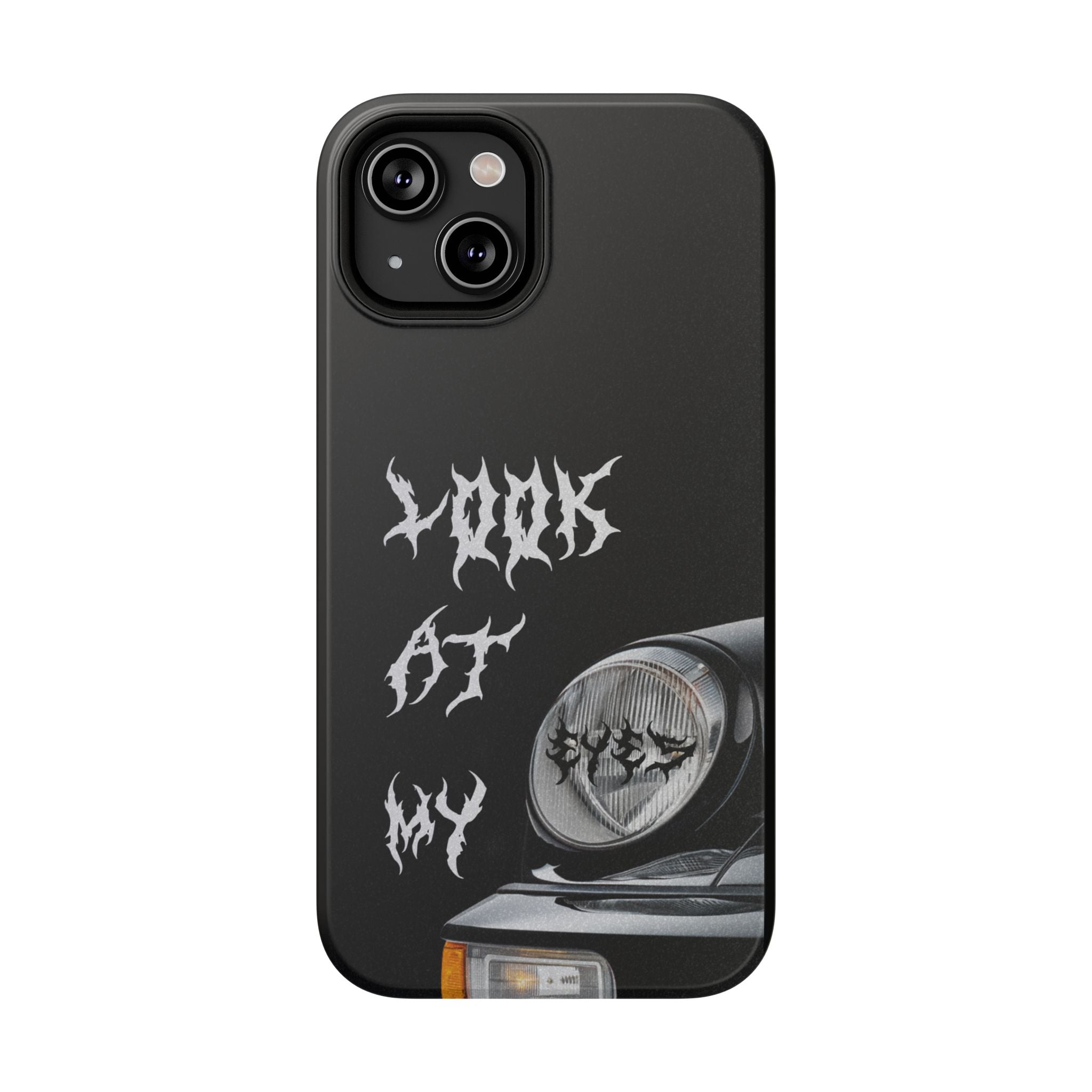 LOOK AT MY EYES Phone Case - 'Lock-in 🔒' Gym Motivation, Rap Vibes, Winter Arc Incoming
