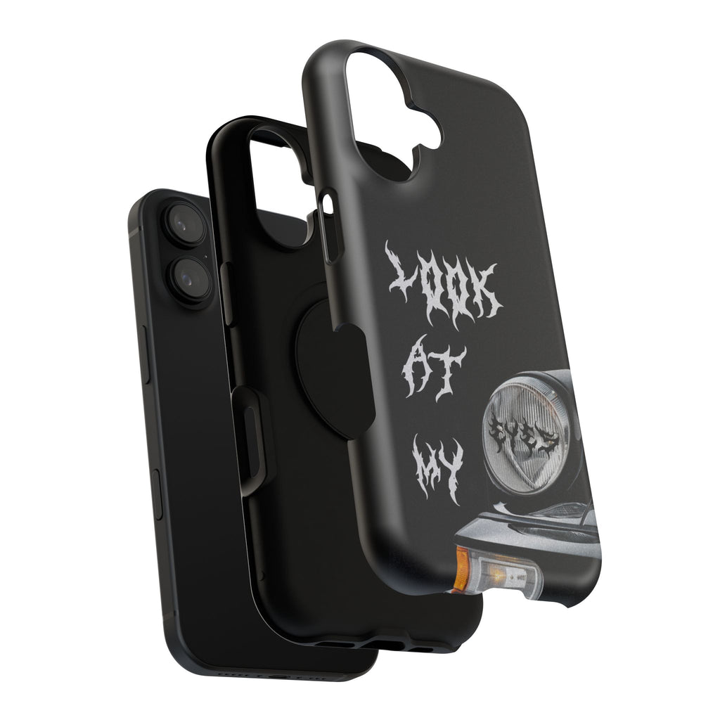LOOK AT MY EYES Phone Case - 'Lock-in 🔒' Gym Motivation, Rap Vibes, Winter Arc Incoming