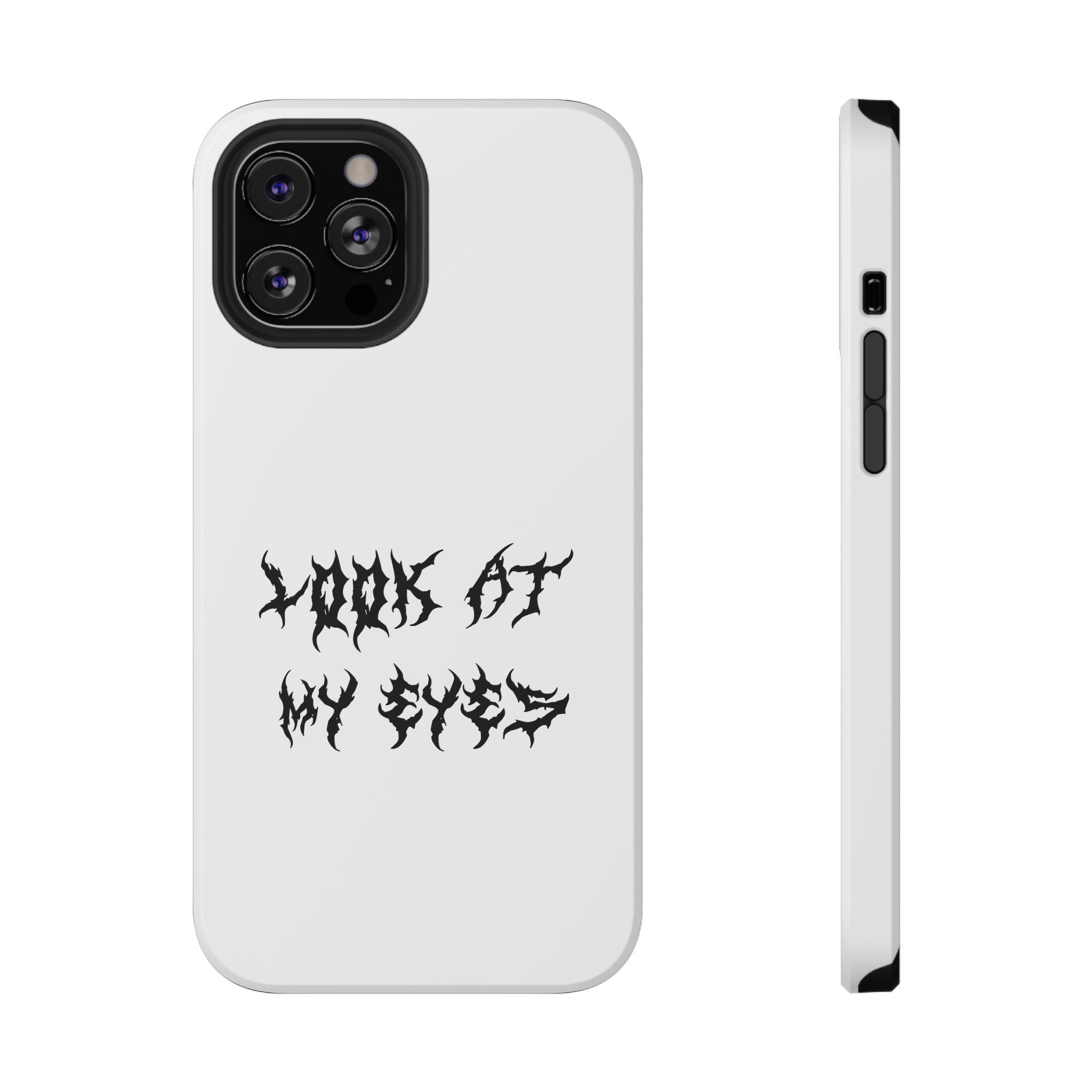 Copy of LOOK AT MY EYES Phone Case - 'Lock-in 🔒' Gym Motivation, Rap Vibes, Winter Arc Incoming