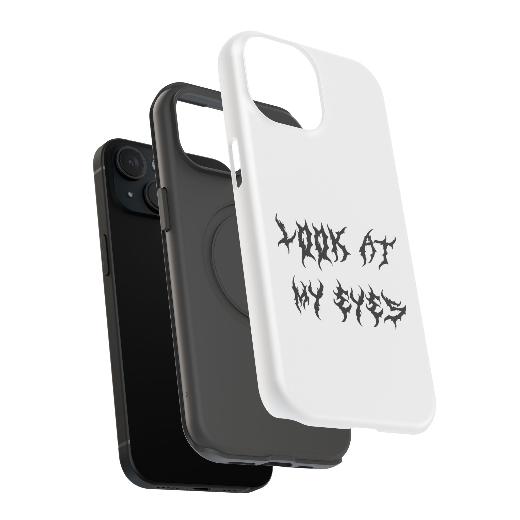 Copy of LOOK AT MY EYES Phone Case - 'Lock-in 🔒' Gym Motivation, Rap Vibes, Winter Arc Incoming
