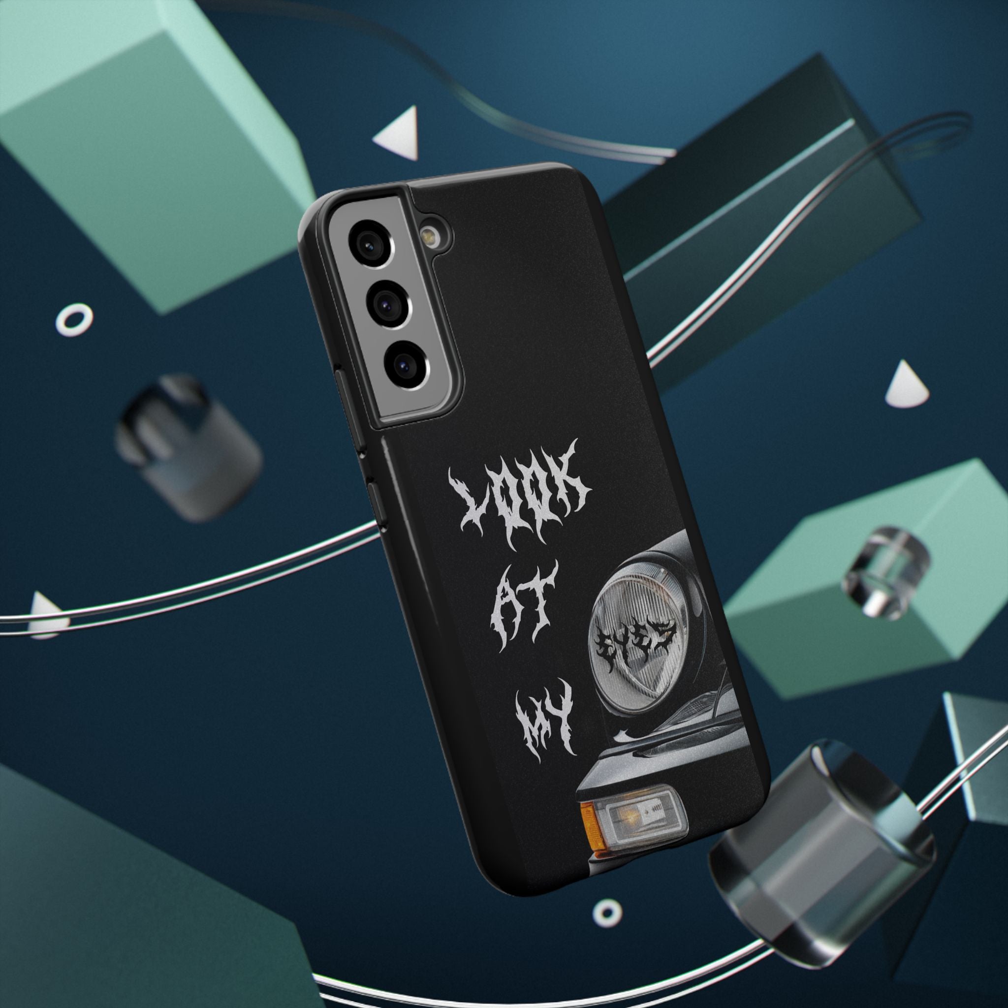 LOOK AT MY EYES Phone Case - 'Lock-in 🔒' Gym Motivation, Rap Vibes, Winter Arc Incoming