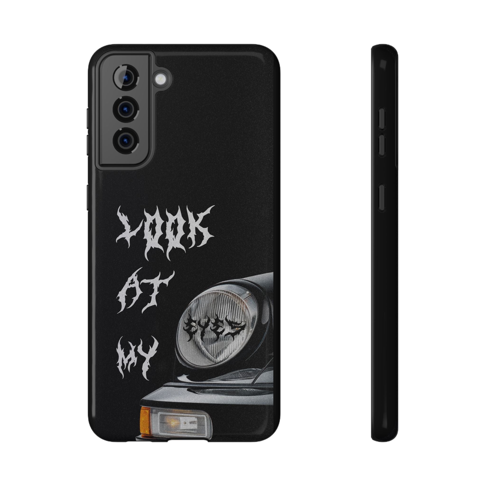 LOOK AT MY EYES Phone Case - 'Lock-in 🔒' Gym Motivation, Rap Vibes, Winter Arc Incoming