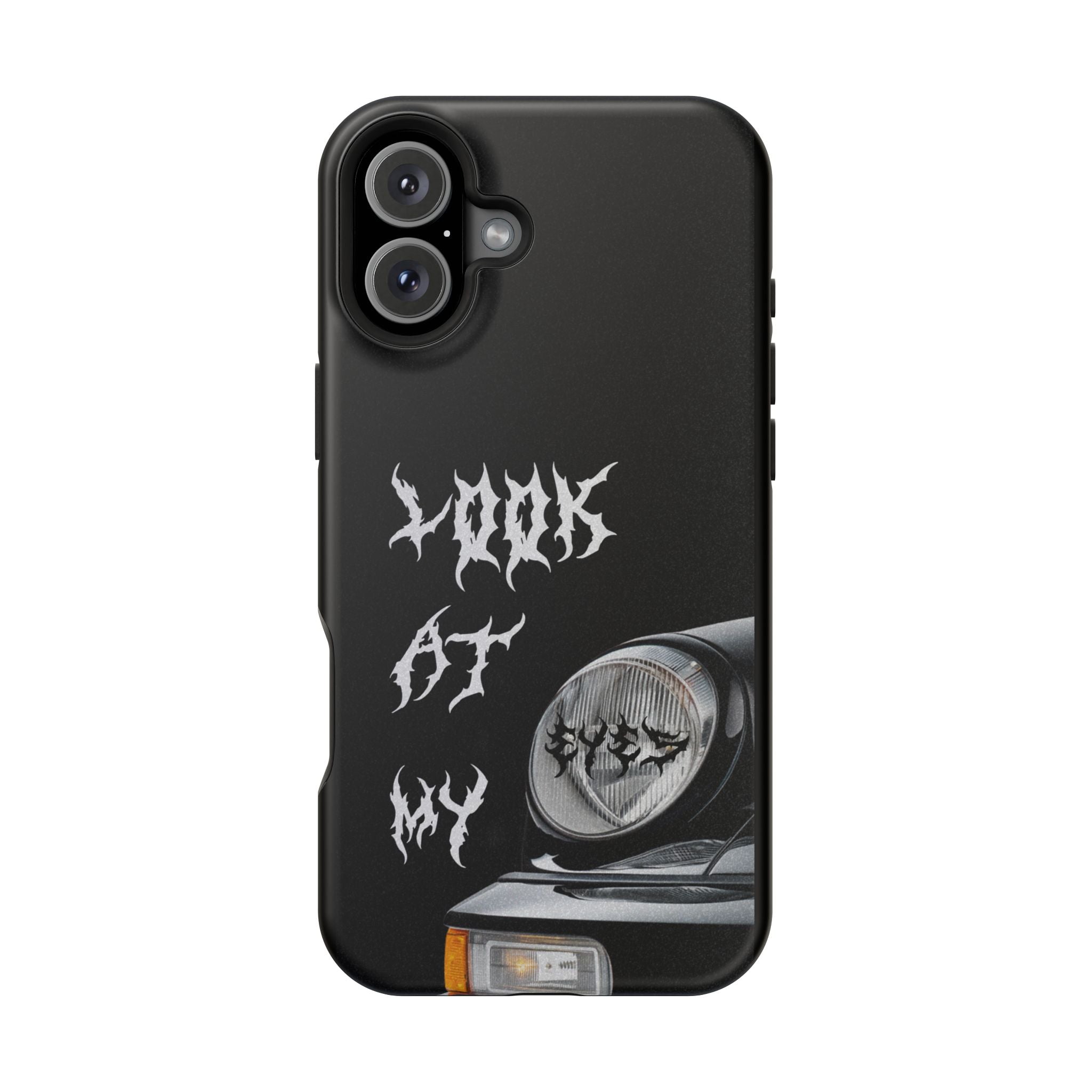 LOOK AT MY EYES Phone Case - 'Lock-in 🔒' Gym Motivation, Rap Vibes, Winter Arc Incoming