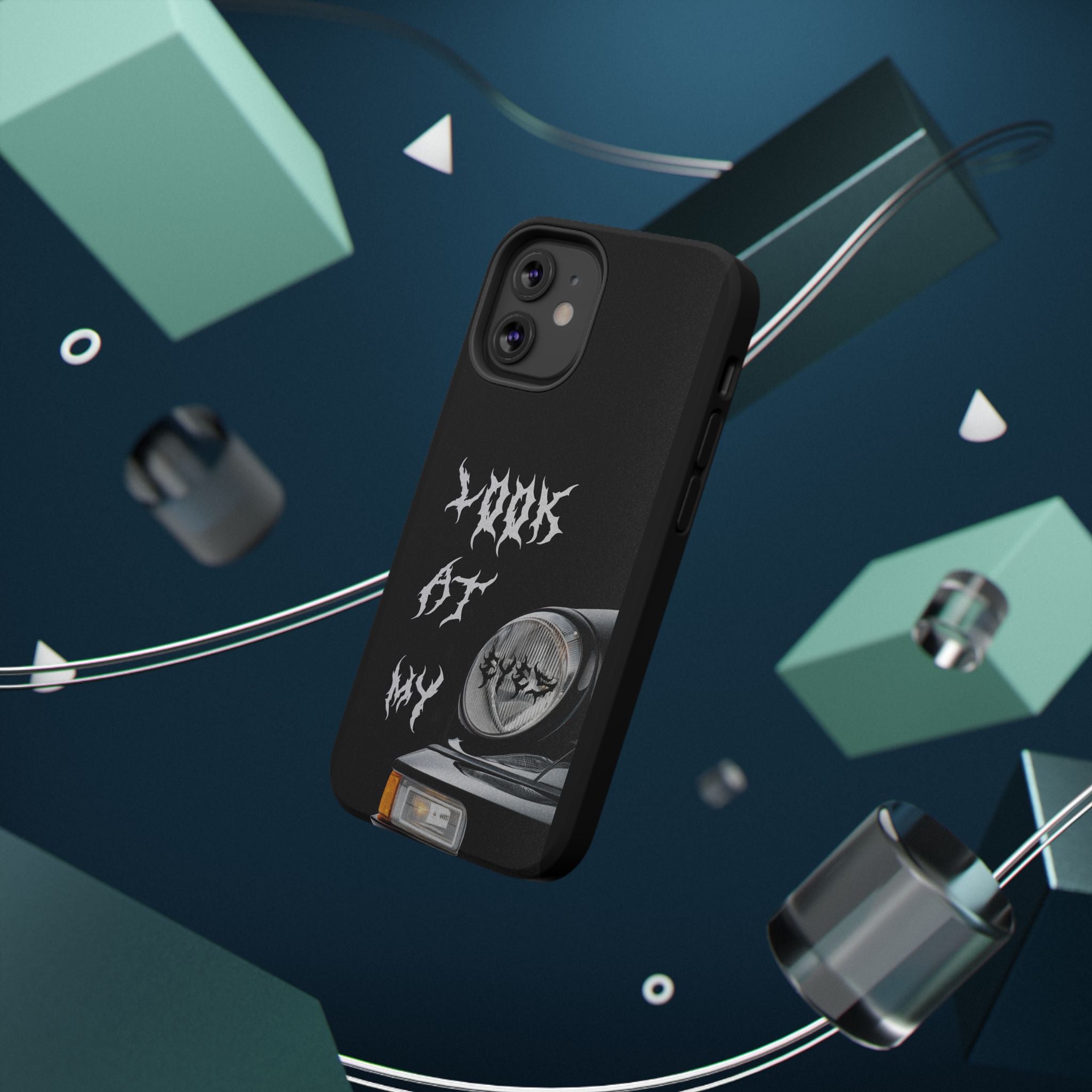 LOOK AT MY EYES Phone Case - 'Lock-in 🔒' Gym Motivation, Rap Vibes, Winter Arc Incoming