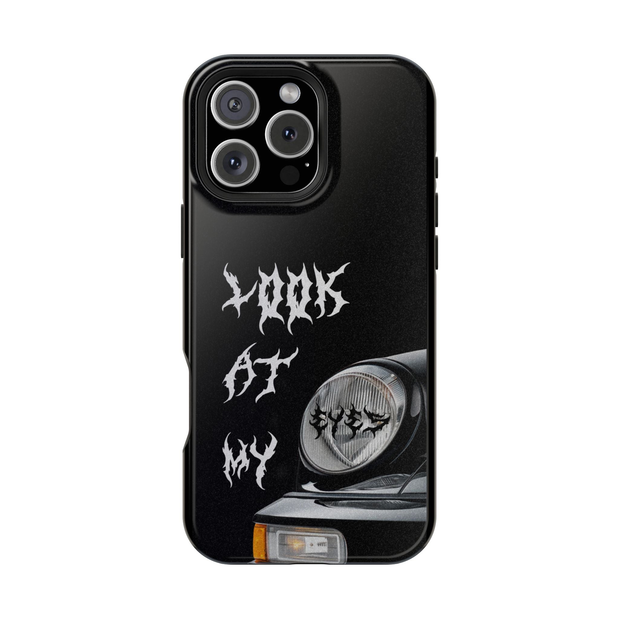 LOOK AT MY EYES Phone Case - 'Lock-in 🔒' Gym Motivation, Rap Vibes, Winter Arc Incoming