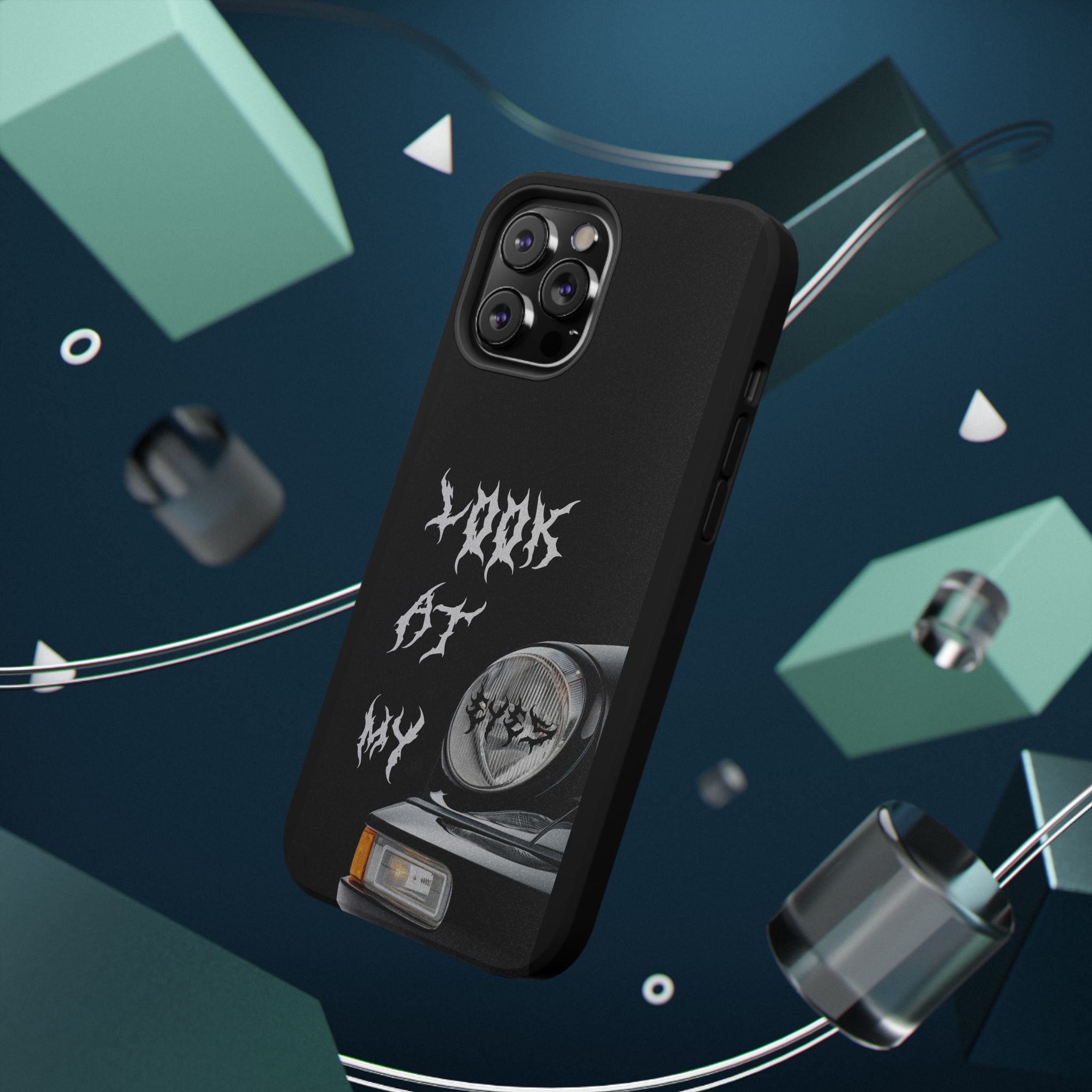 LOOK AT MY EYES Phone Case - 'Lock-in 🔒' Gym Motivation, Rap Vibes, Winter Arc Incoming