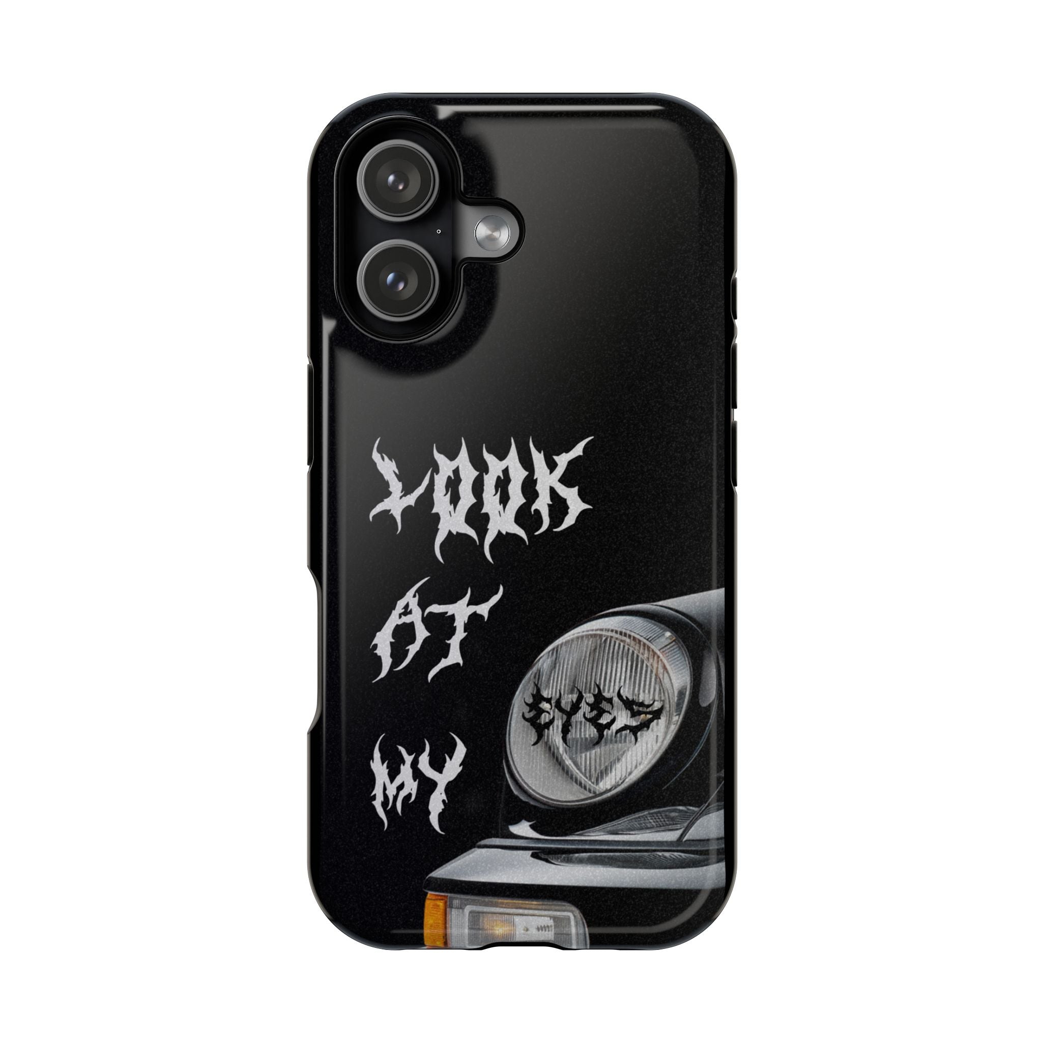LOOK AT MY EYES Phone Case - 'Lock-in 🔒' Gym Motivation, Rap Vibes, Winter Arc Incoming