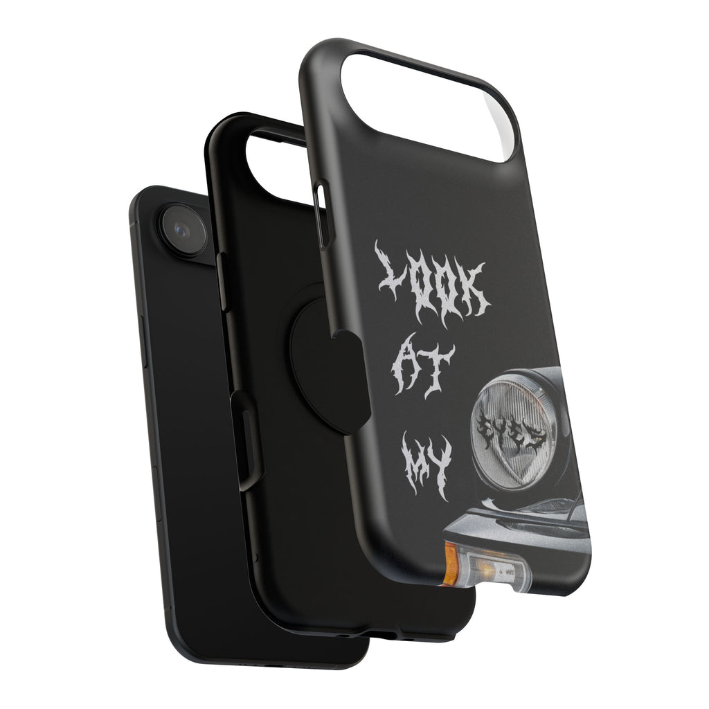 LOOK AT MY EYES Phone Case - 'Lock-in 🔒' Gym Motivation, Rap Vibes, Winter Arc Incoming