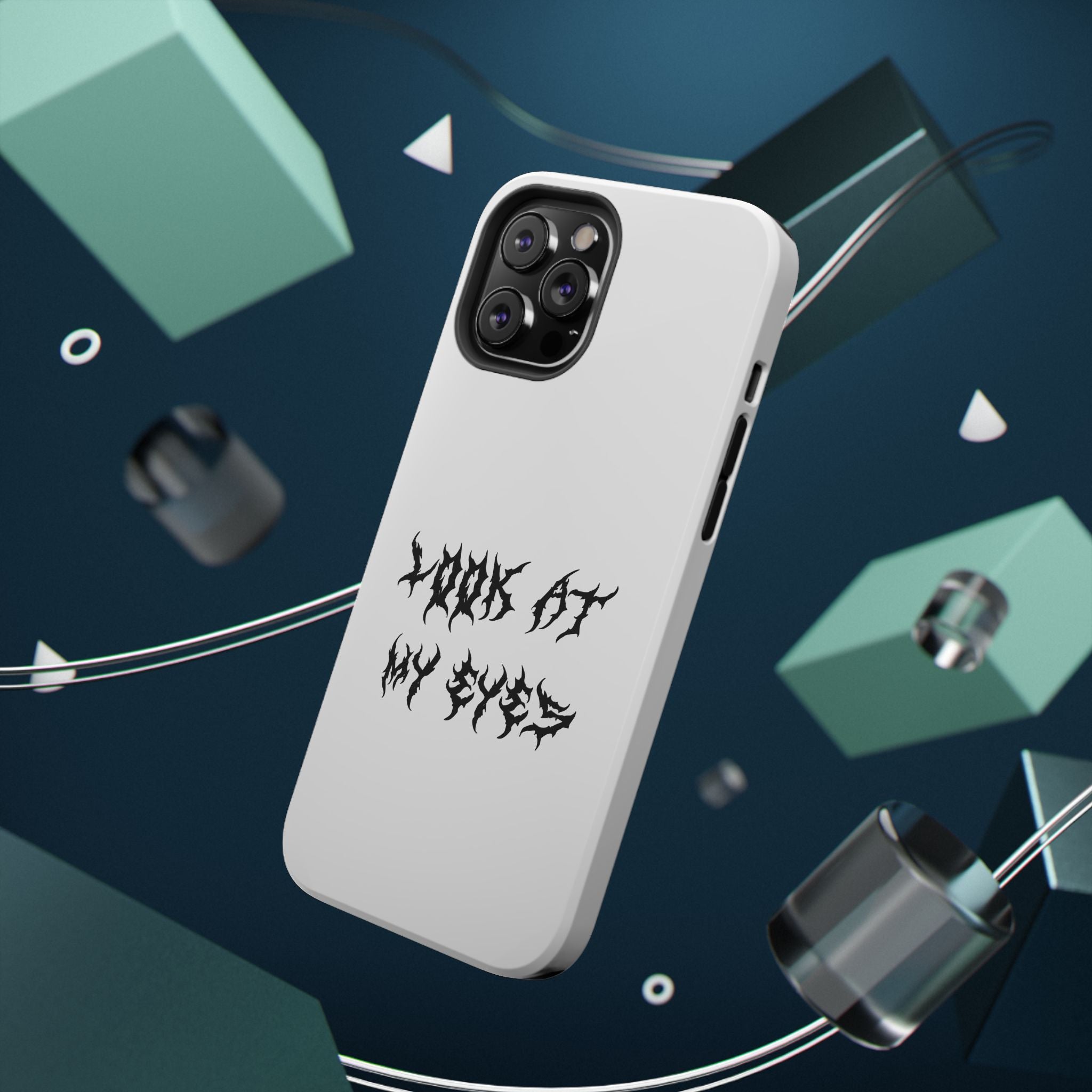 Copy of LOOK AT MY EYES Phone Case - 'Lock-in 🔒' Gym Motivation, Rap Vibes, Winter Arc Incoming