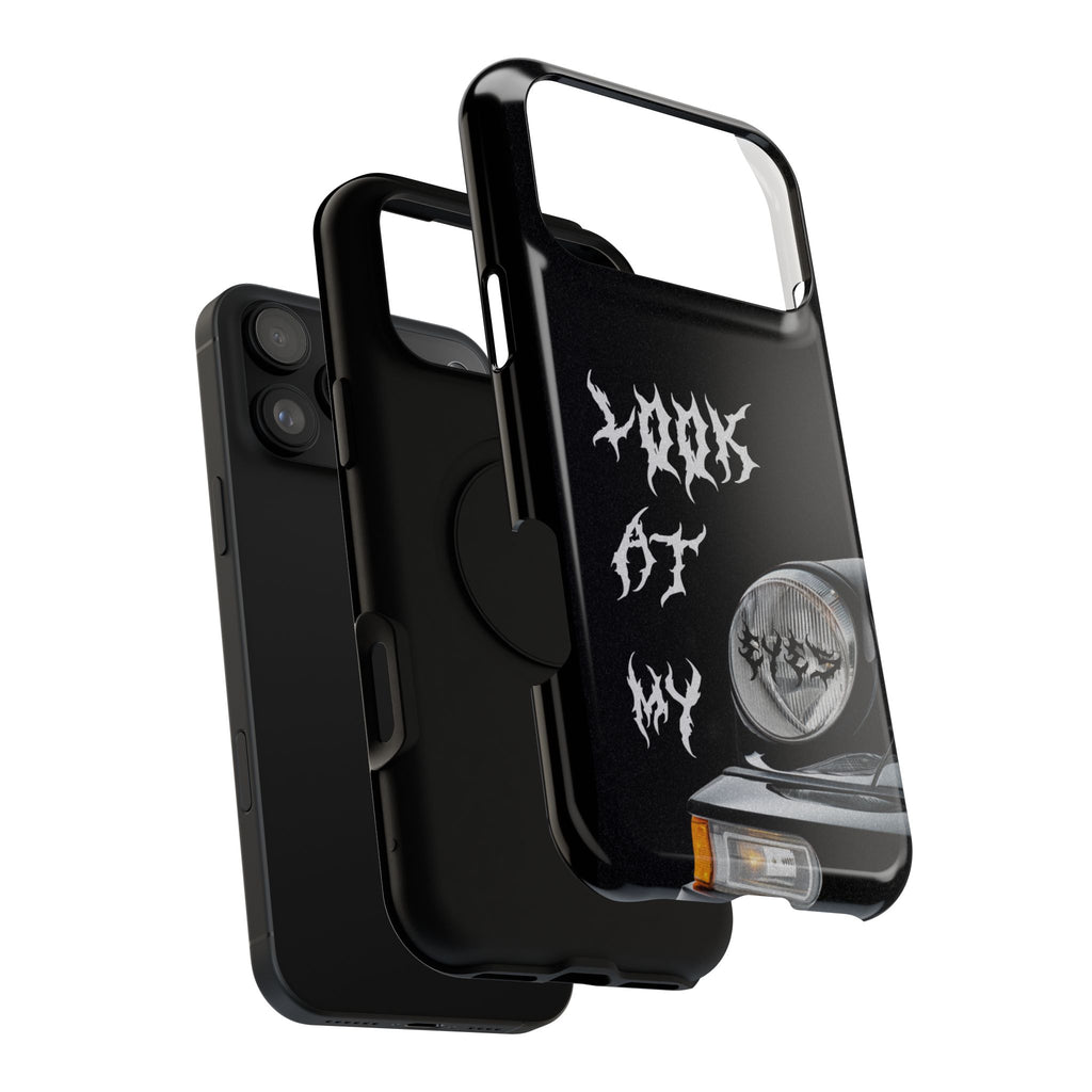 LOOK AT MY EYES Phone Case - 'Lock-in 🔒' Gym Motivation, Rap Vibes, Winter Arc Incoming