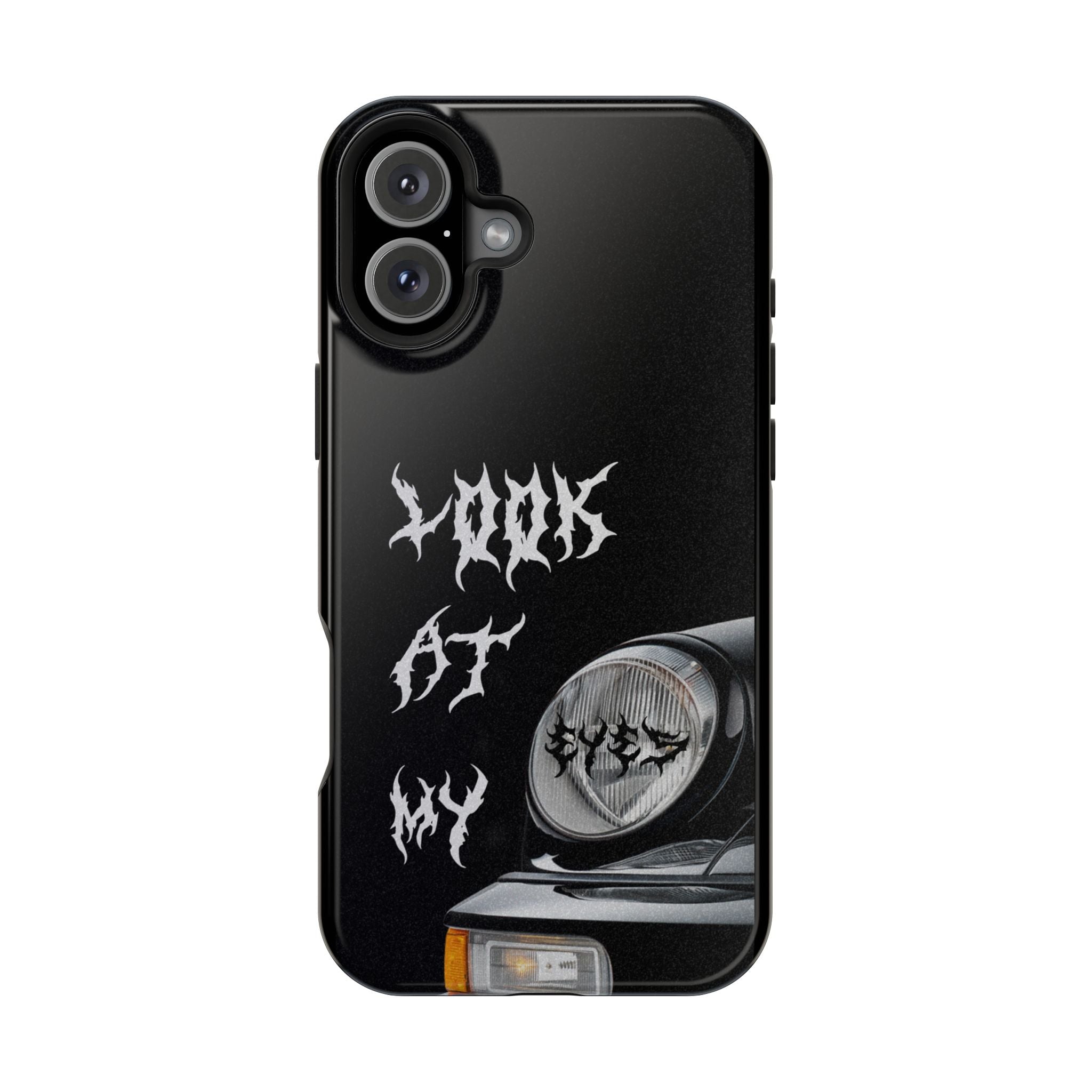 LOOK AT MY EYES Phone Case - 'Lock-in 🔒' Gym Motivation, Rap Vibes, Winter Arc Incoming