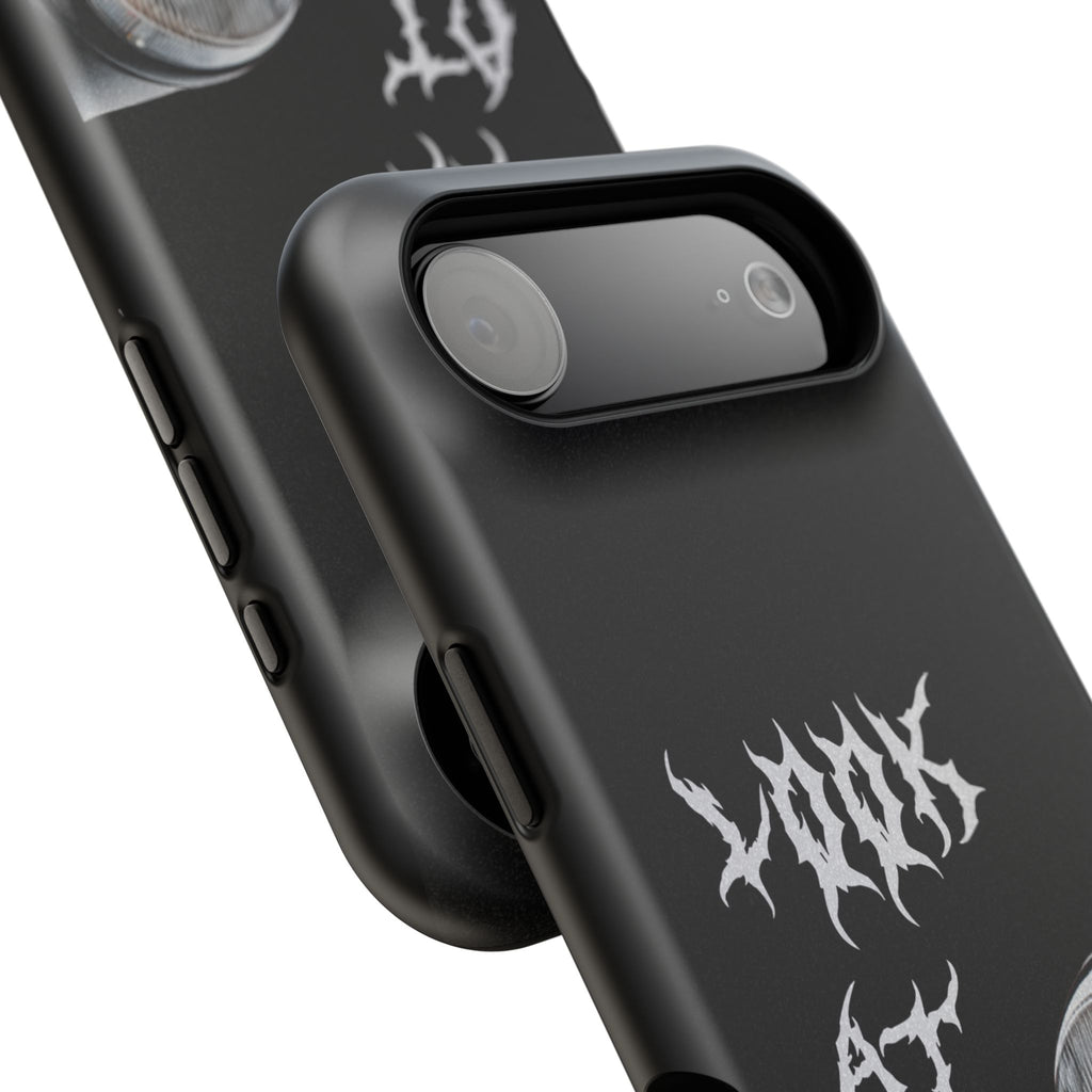 LOOK AT MY EYES Phone Case - 'Lock-in 🔒' Gym Motivation, Rap Vibes, Winter Arc Incoming