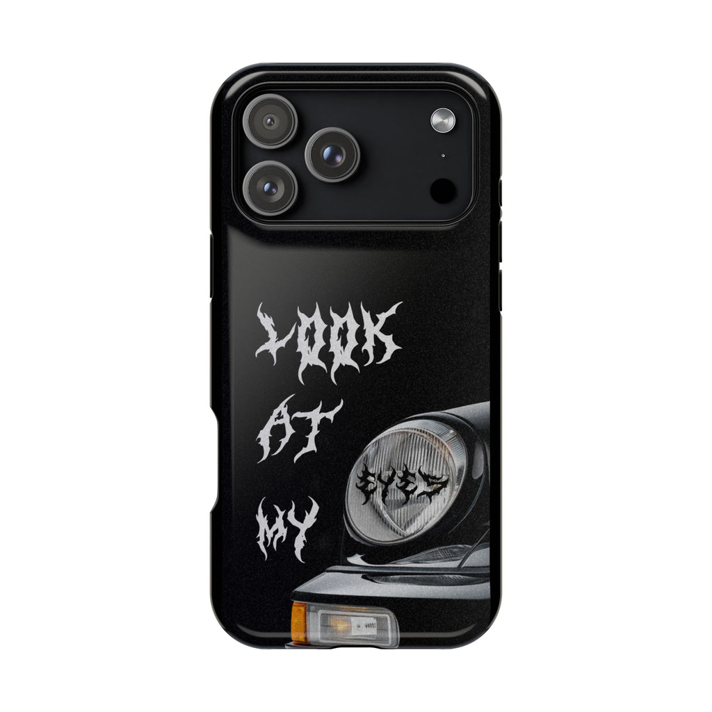 LOOK AT MY EYES Phone Case - 'Lock-in 🔒' Gym Motivation, Rap Vibes, Winter Arc Incoming