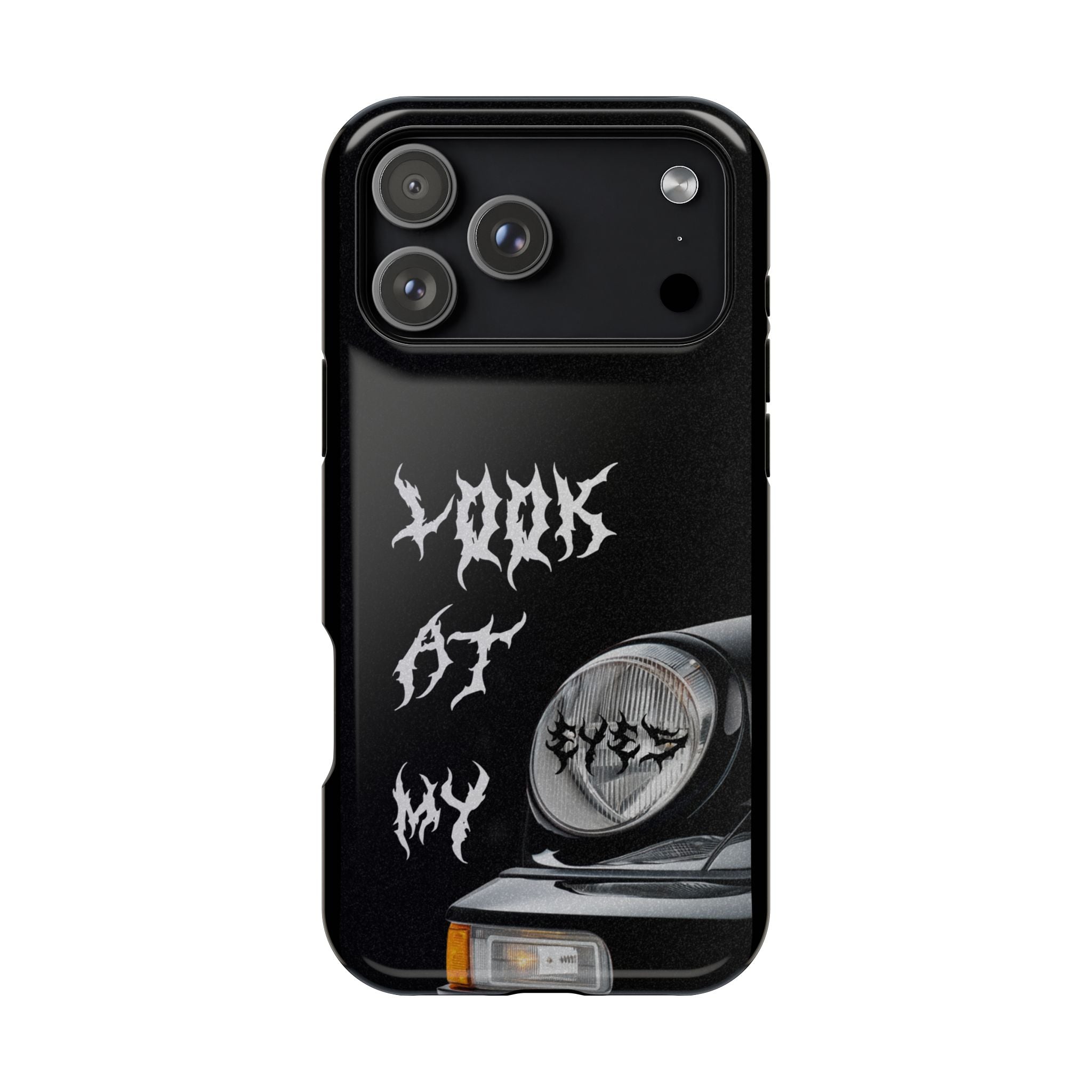 LOOK AT MY EYES Phone Case - 'Lock-in 🔒' Gym Motivation, Rap Vibes, Winter Arc Incoming