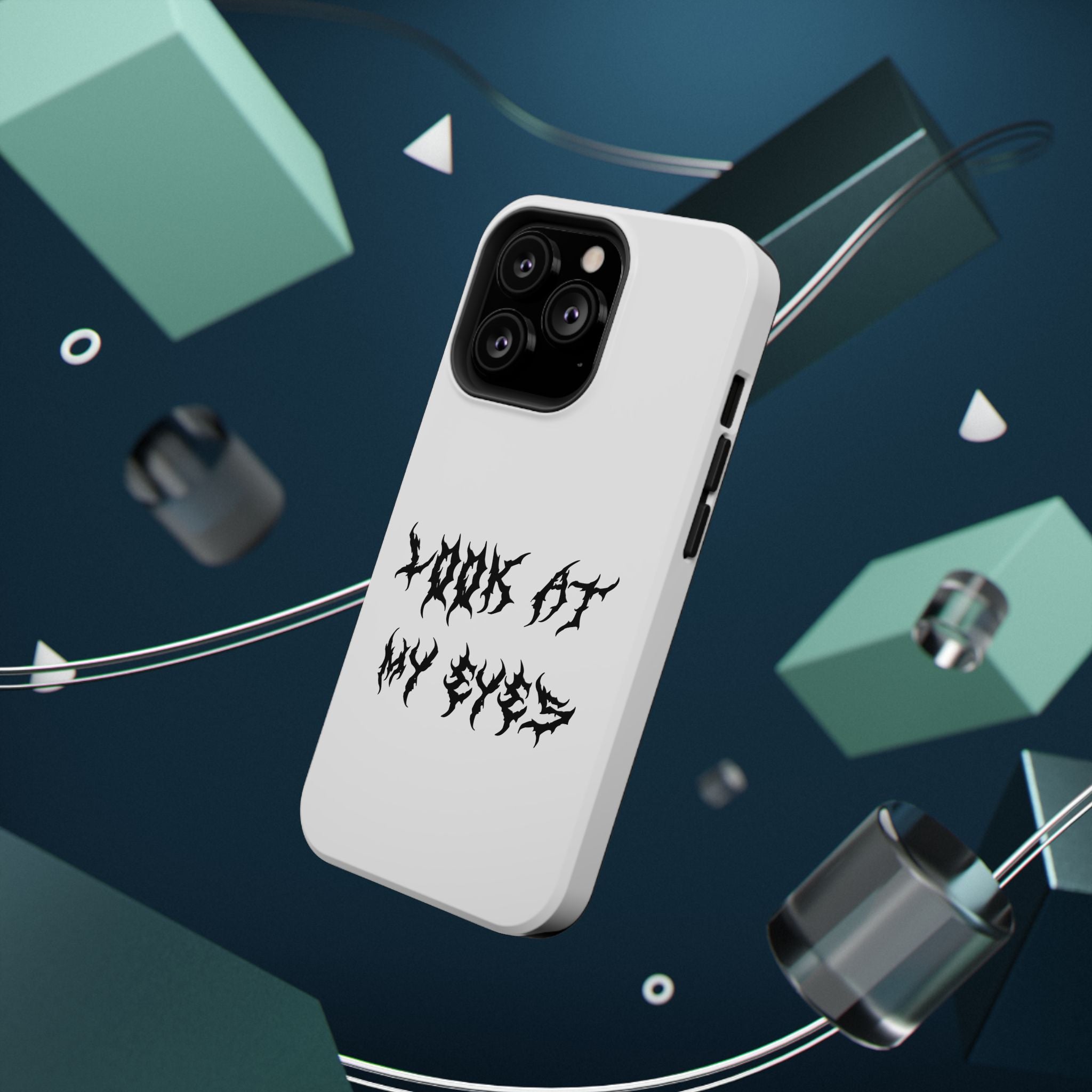 Copy of LOOK AT MY EYES Phone Case - 'Lock-in 🔒' Gym Motivation, Rap Vibes, Winter Arc Incoming