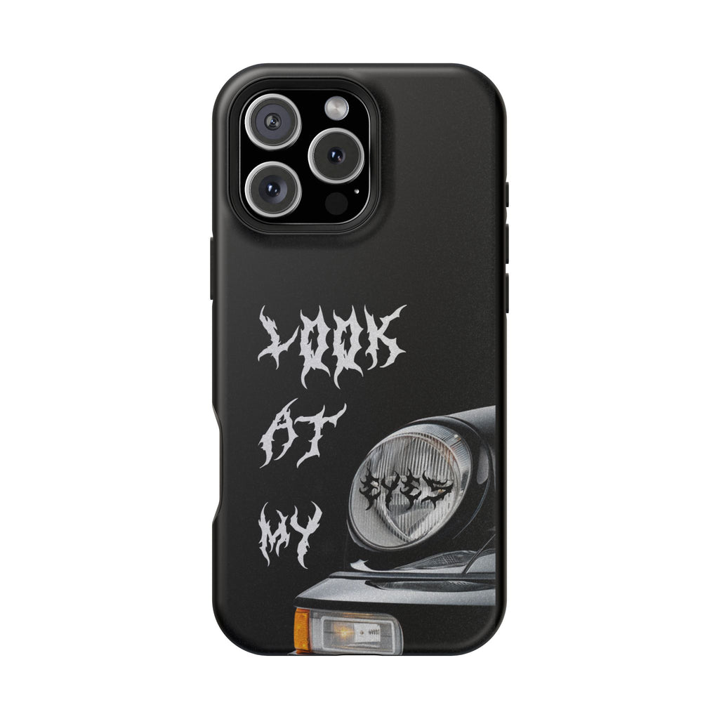 LOOK AT MY EYES Phone Case - 'Lock-in 🔒' Gym Motivation, Rap Vibes, Winter Arc Incoming