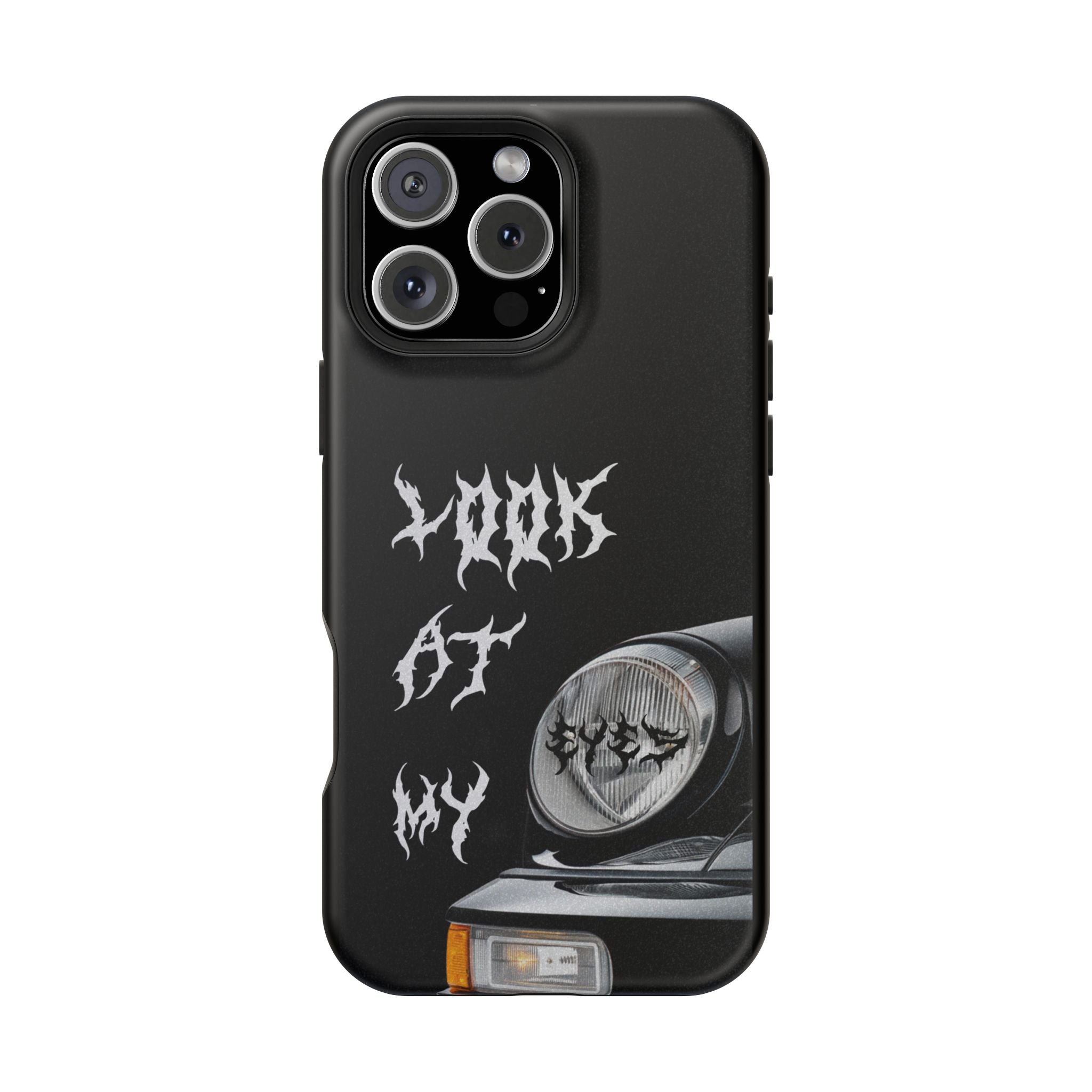 LOOK AT MY EYES Phone Case - 'Lock-in 🔒' Gym Motivation, Rap Vibes, Winter Arc Incoming