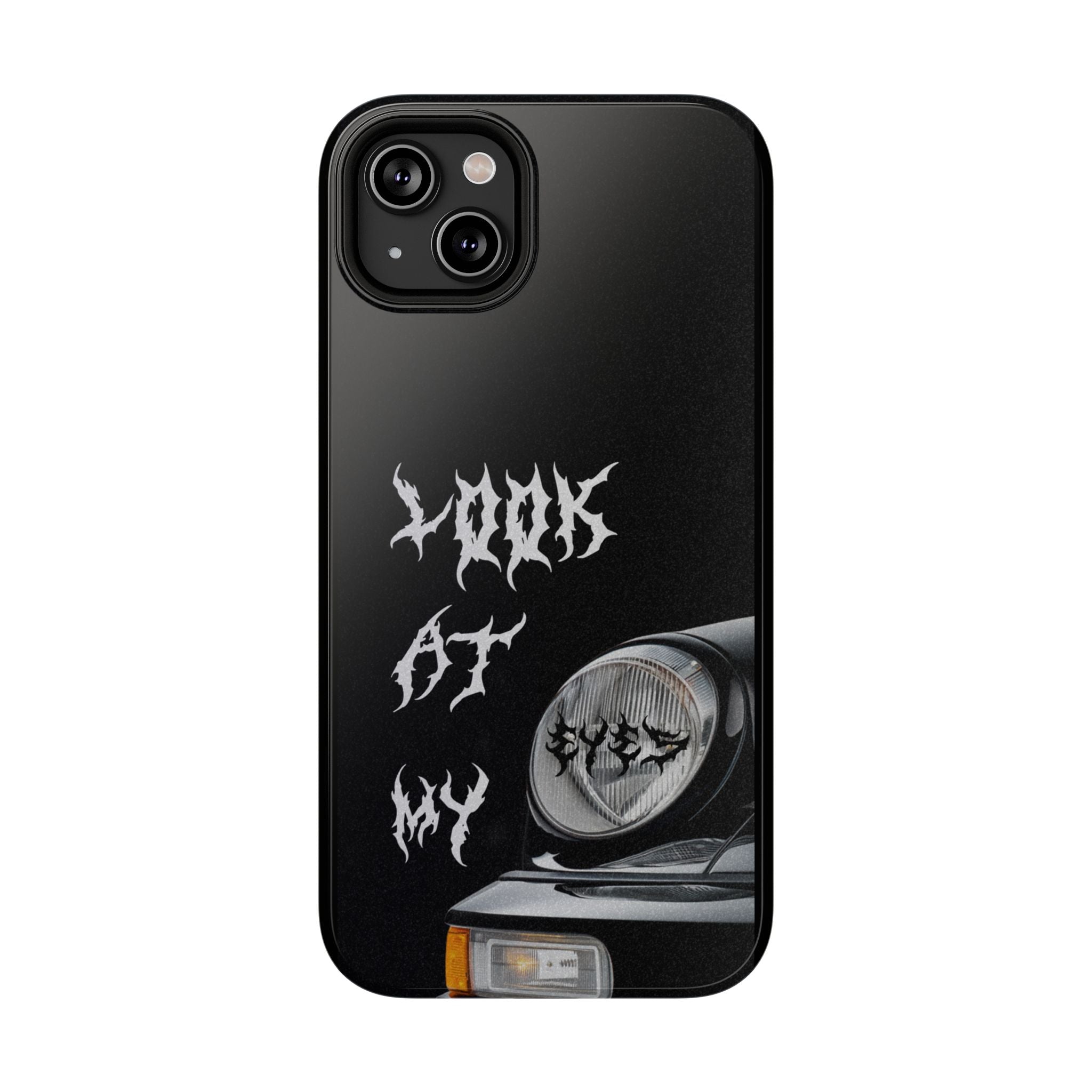 LOOK AT MY EYES Phone Case - 'Lock-in 🔒' Gym Motivation, Rap Vibes, Winter Arc Incoming