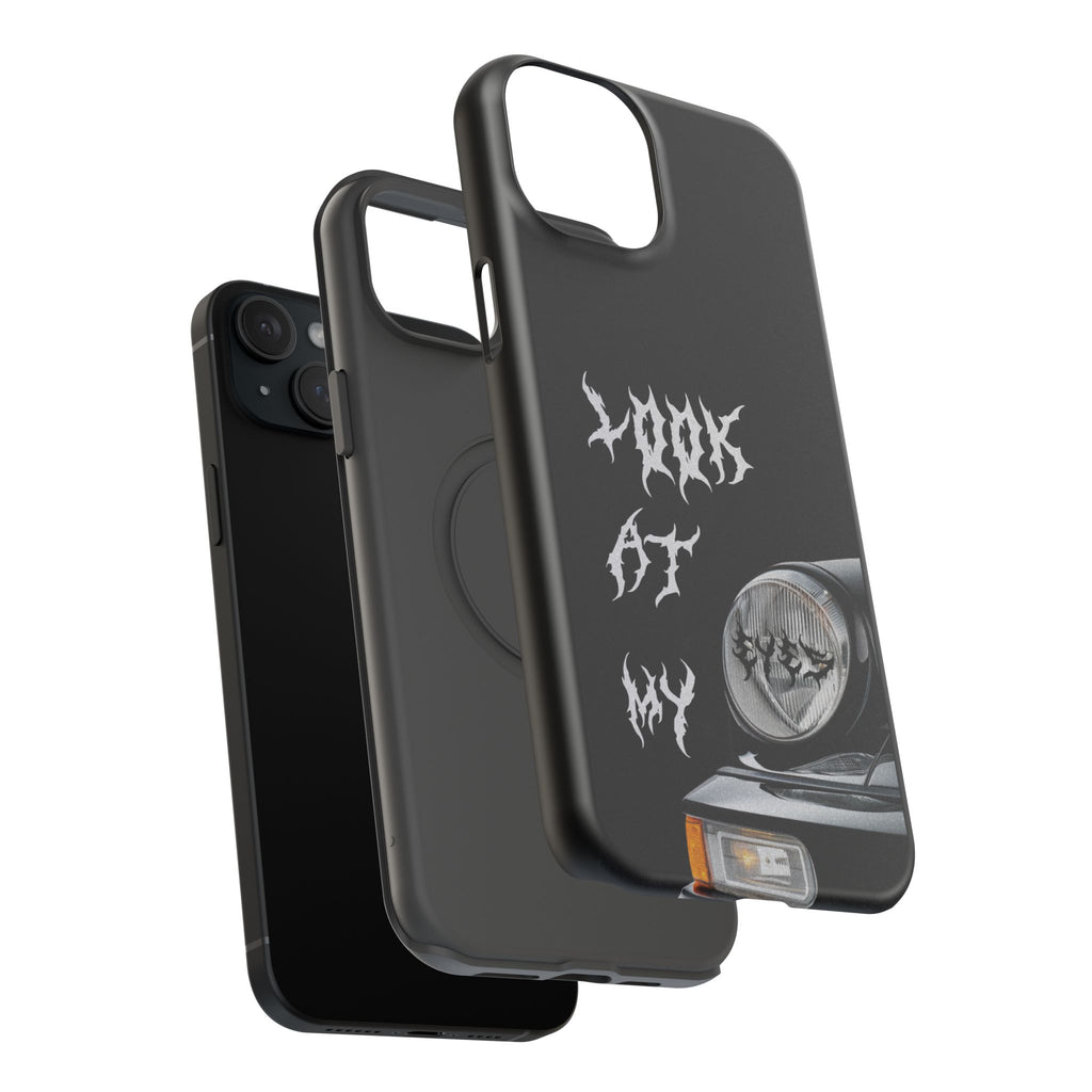 LOOK AT MY EYES Phone Case - 'Lock-in 🔒' Gym Motivation, Rap Vibes, Winter Arc Incoming