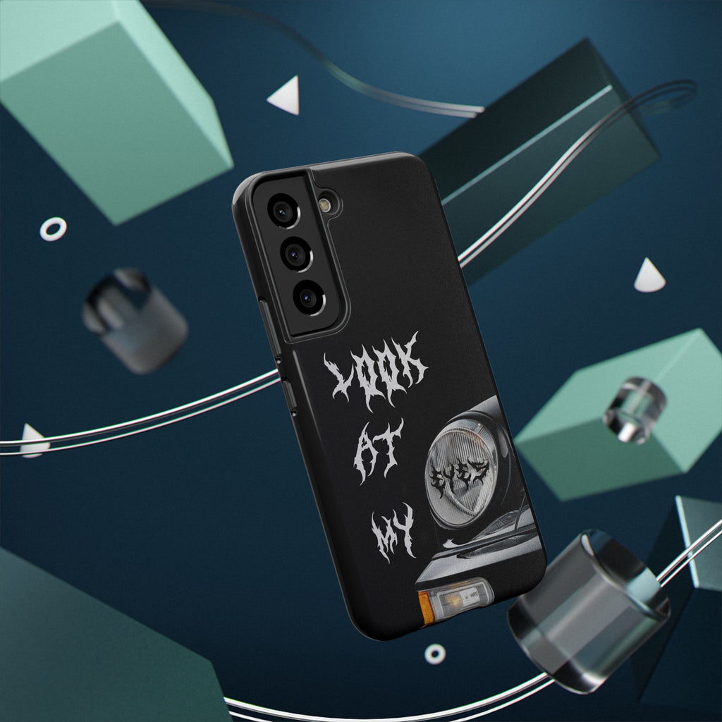 LOOK AT MY EYES Phone Case - 'Lock-in 🔒' Gym Motivation, Rap Vibes, Winter Arc Incoming
