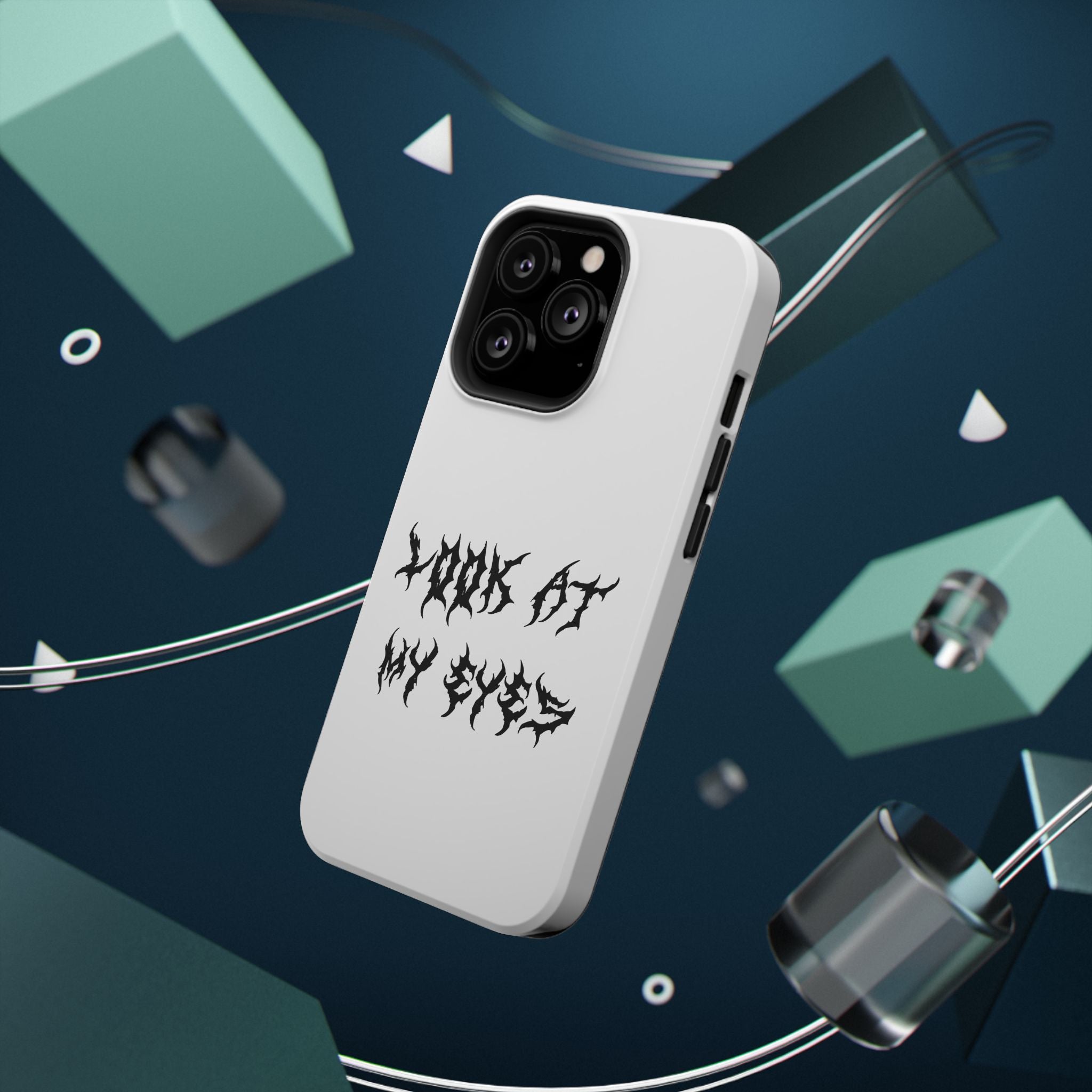 Copy of LOOK AT MY EYES Phone Case - 'Lock-in 🔒' Gym Motivation, Rap Vibes, Winter Arc Incoming