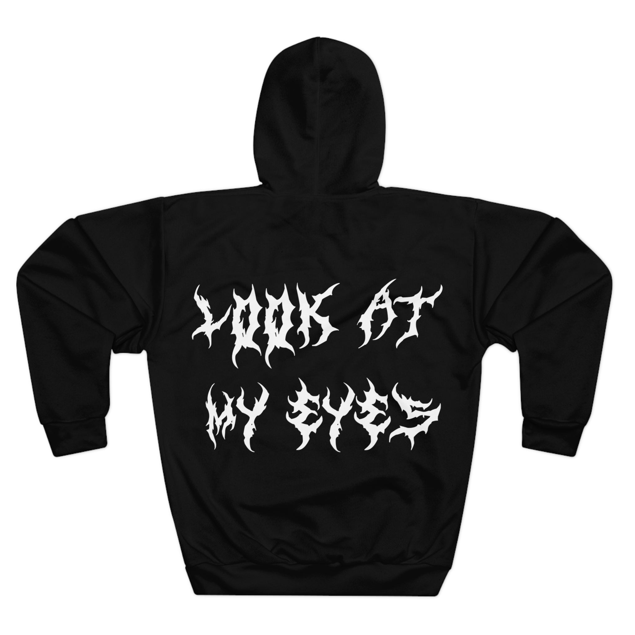 LOOK AT MY EYES UNISEX HOODIE – ‘LOCK-IN 🔒’  GYM MOTIVATION, RAP VIBES, WINTER ARC INCOMING