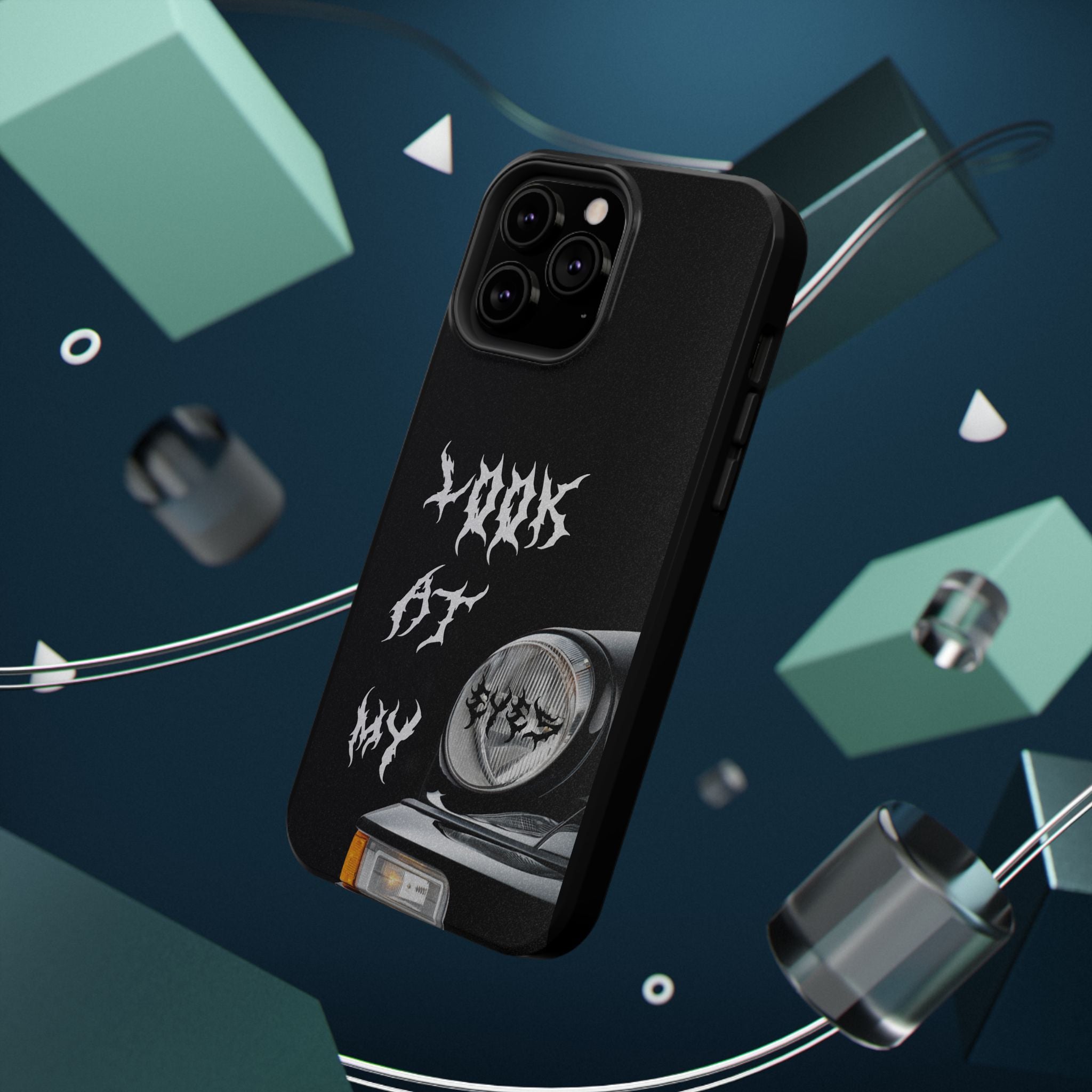 LOOK AT MY EYES Phone Case - 'Lock-in 🔒' Gym Motivation, Rap Vibes, Winter Arc Incoming