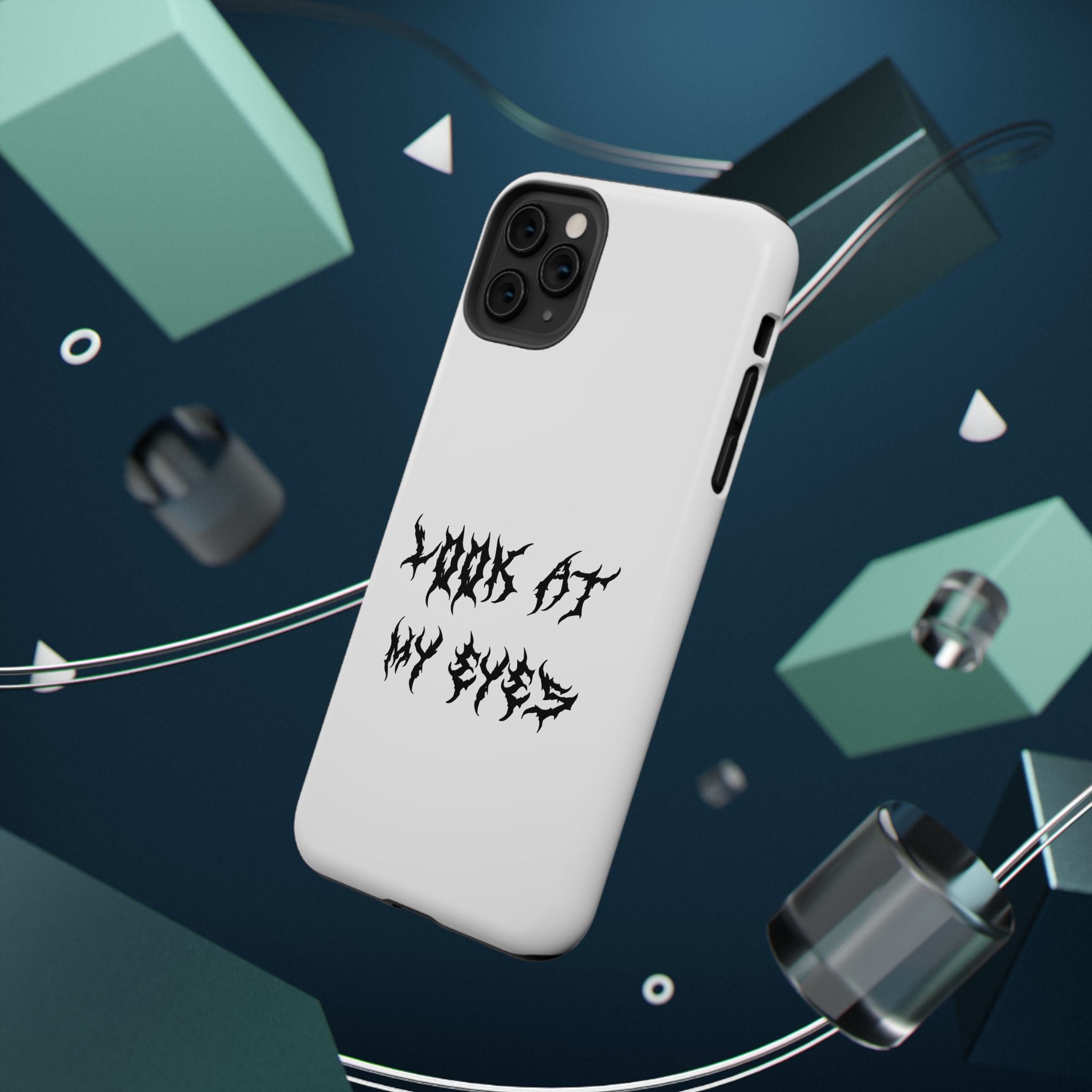 Copy of LOOK AT MY EYES Phone Case - 'Lock-in 🔒' Gym Motivation, Rap Vibes, Winter Arc Incoming