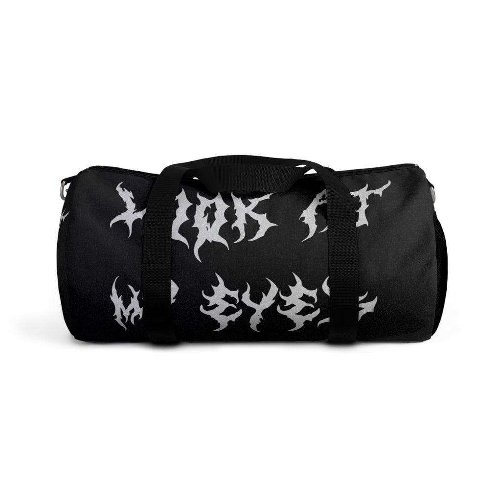 GOTHIC DUFFEL BAG – ‘LOCK-IN 🔒’ GYM MOTIVATION, TRAVEL FLEX, SPORTY FASHION ESSENTIAL