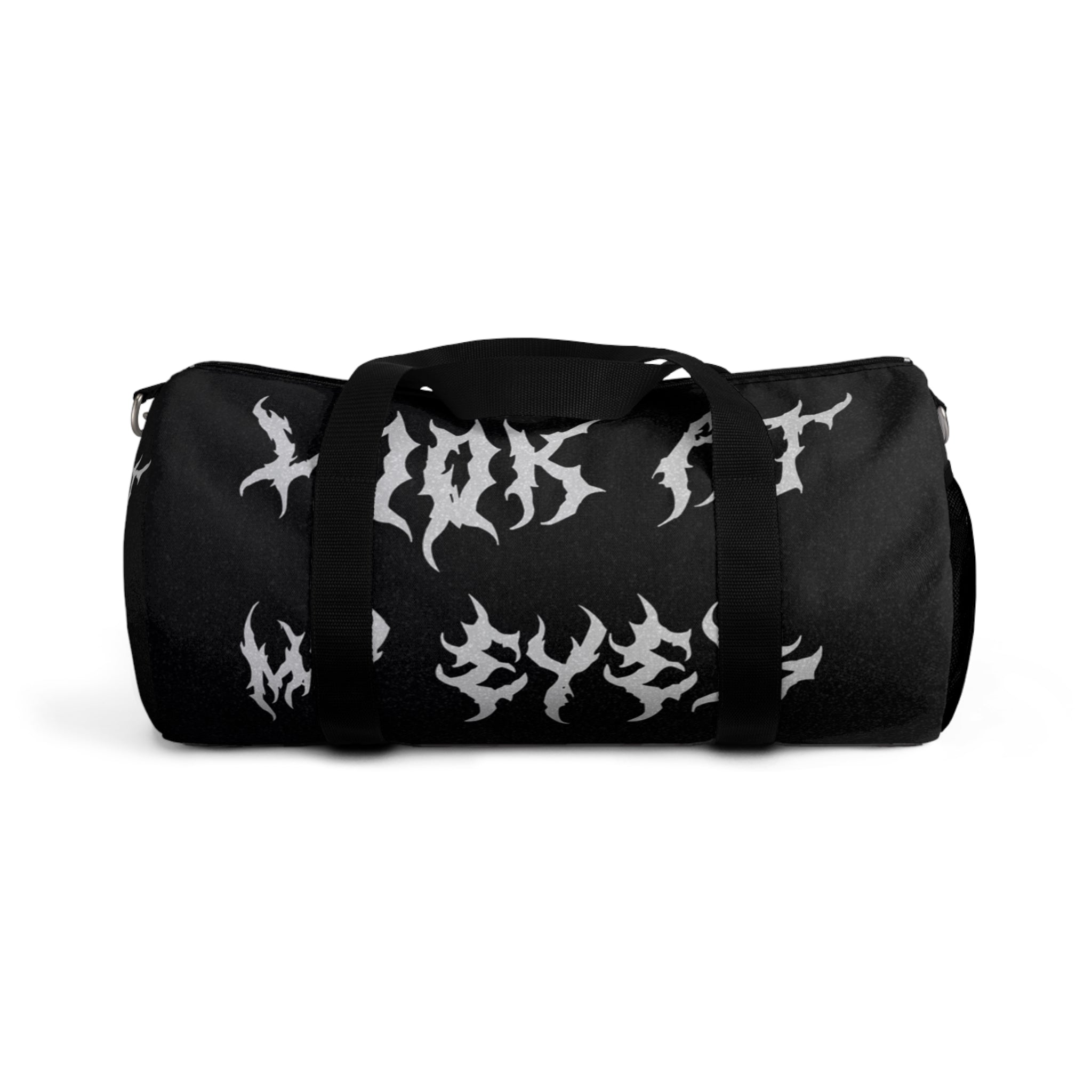 GOTHIC DUFFEL BAG – ‘LOCK-IN 🔒’ GYM MOTIVATION, TRAVEL FLEX, SPORTY FASHION ESSENTIAL