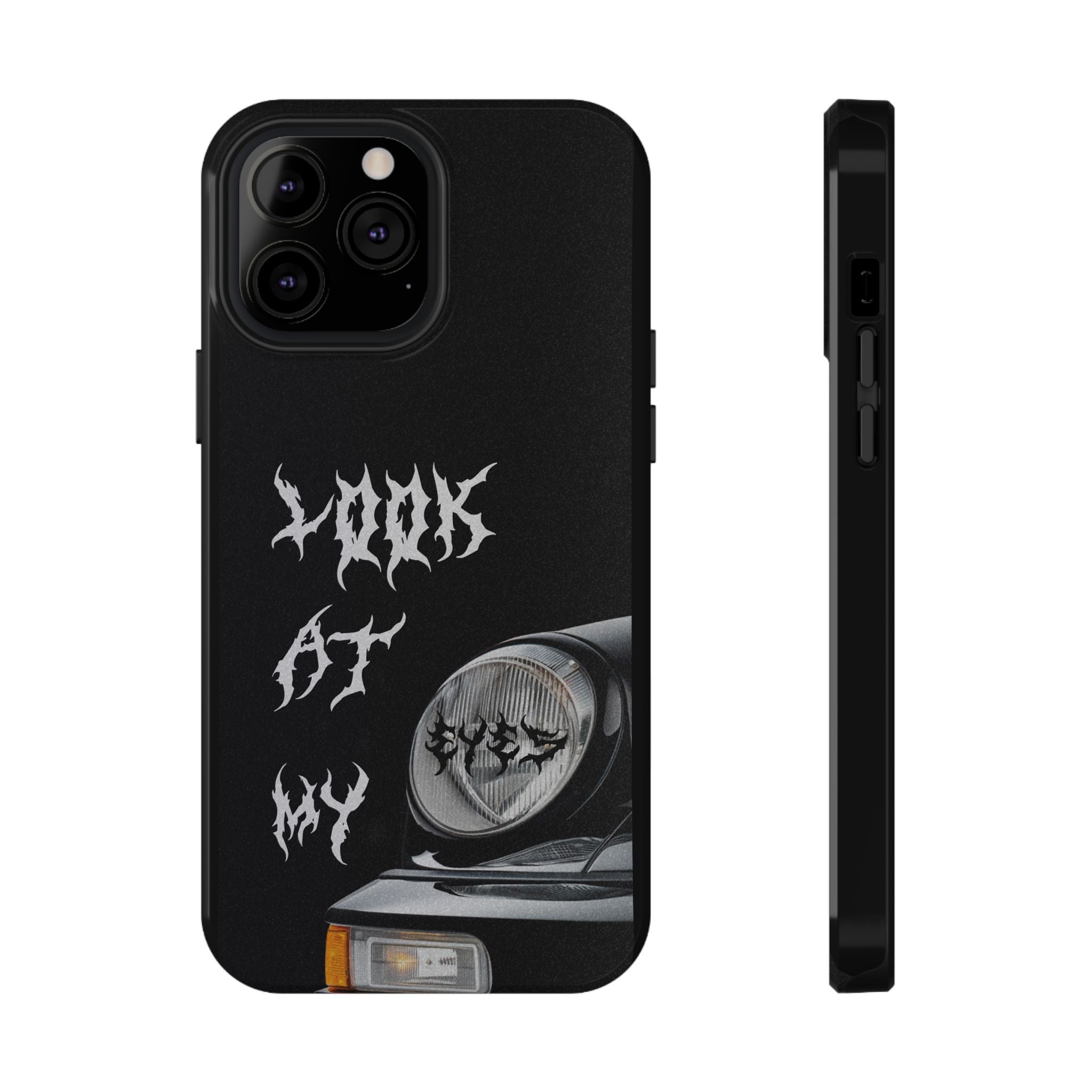 LOOK AT MY EYES Phone Case - 'Lock-in 🔒' Gym Motivation, Rap Vibes, Winter Arc Incoming