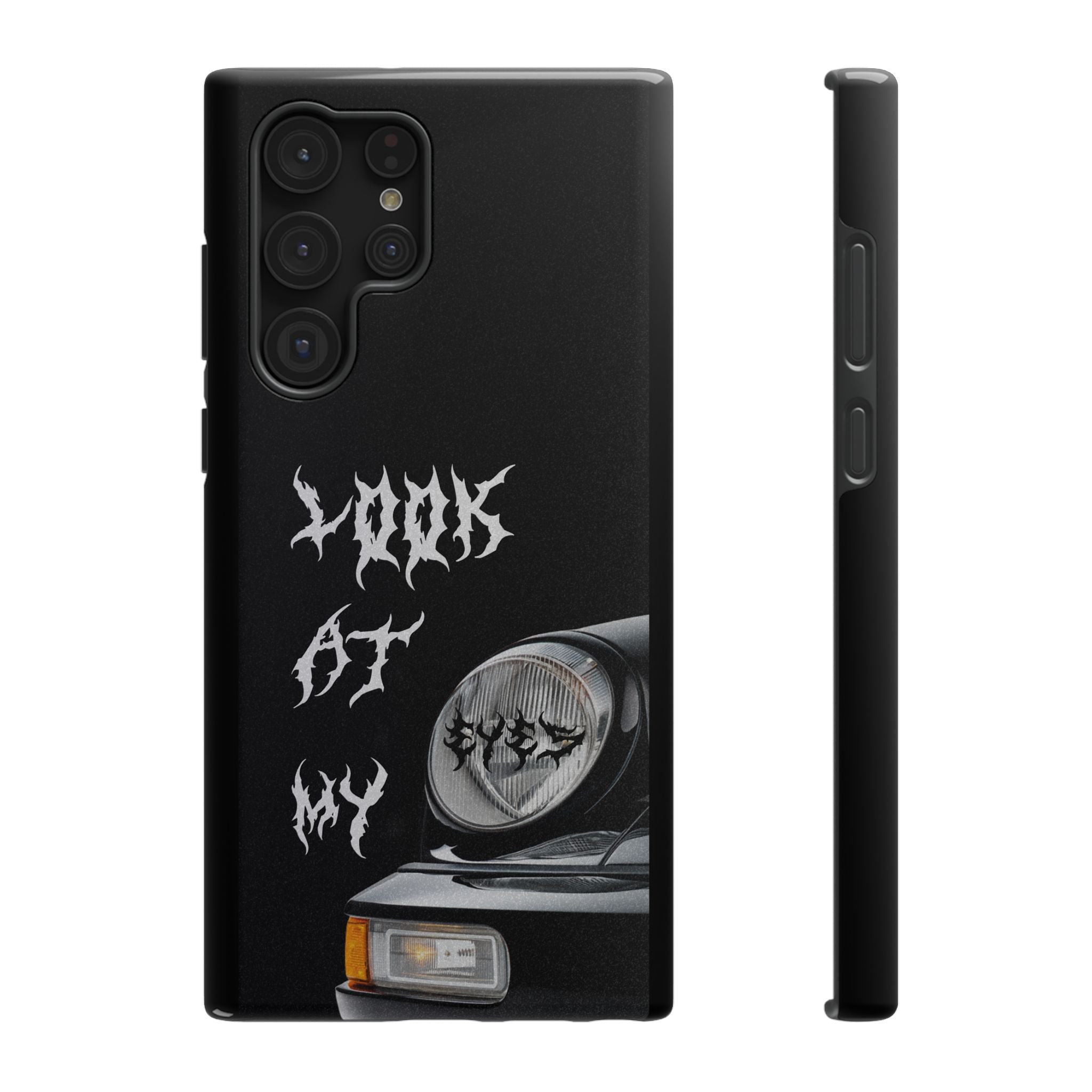 LOOK AT MY EYES Phone Case - 'Lock-in 🔒' Gym Motivation, Rap Vibes, Winter Arc Incoming