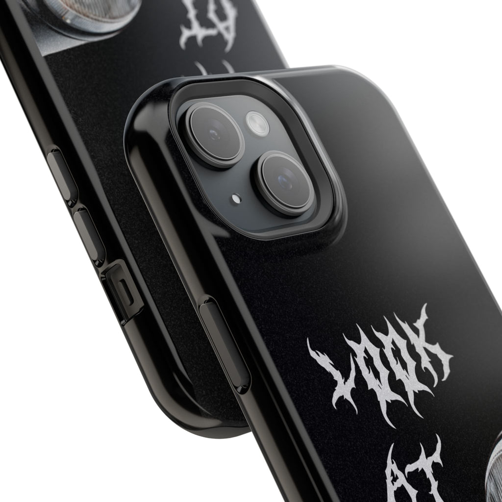 LOOK AT MY EYES Phone Case - 'Lock-in 🔒' Gym Motivation, Rap Vibes, Winter Arc Incoming