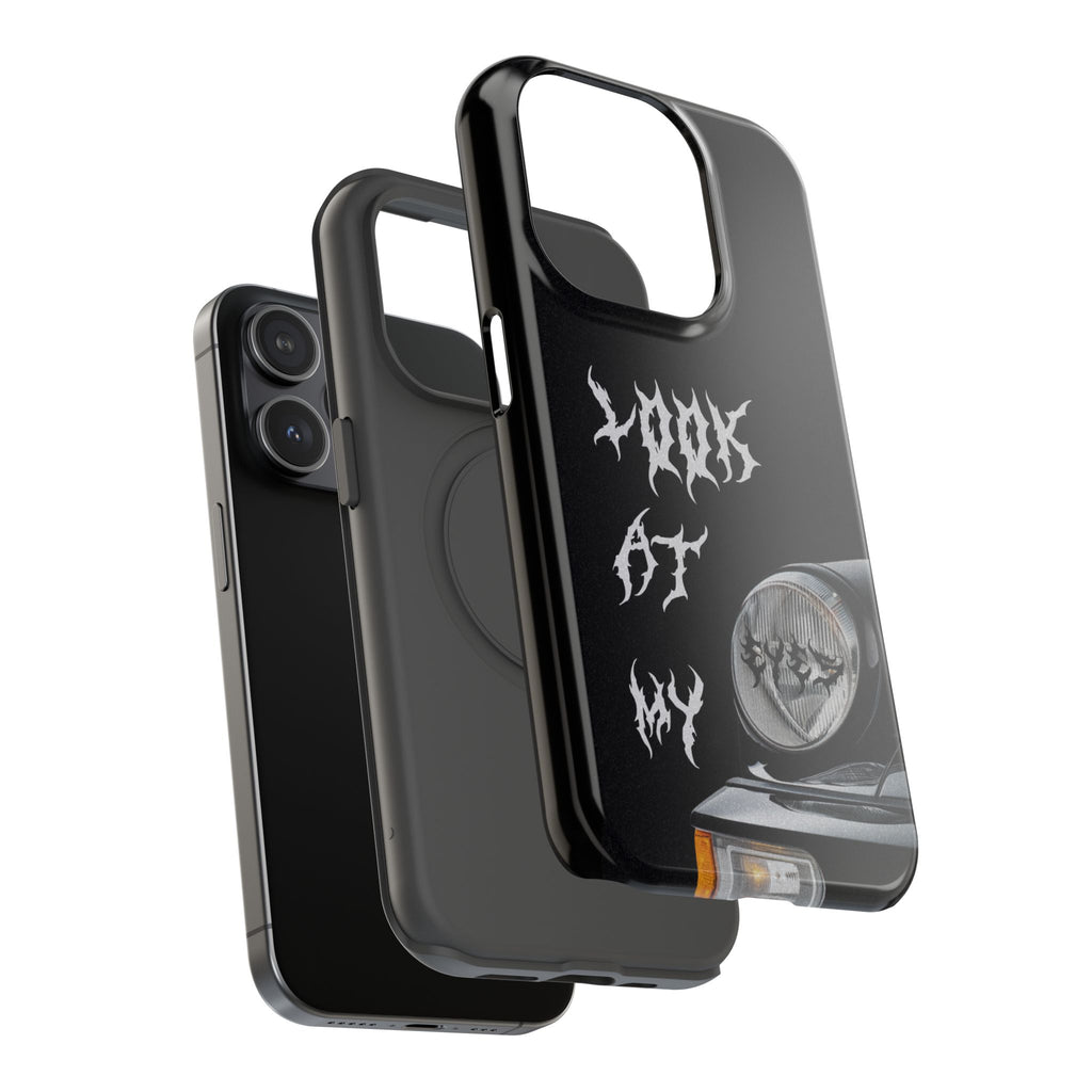 LOOK AT MY EYES Phone Case - 'Lock-in 🔒' Gym Motivation, Rap Vibes, Winter Arc Incoming