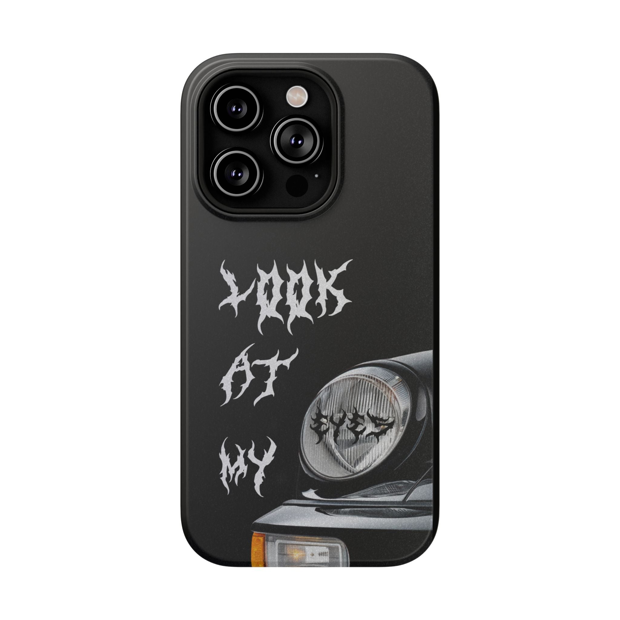 LOOK AT MY EYES Phone Case - 'Lock-in 🔒' Gym Motivation, Rap Vibes, Winter Arc Incoming