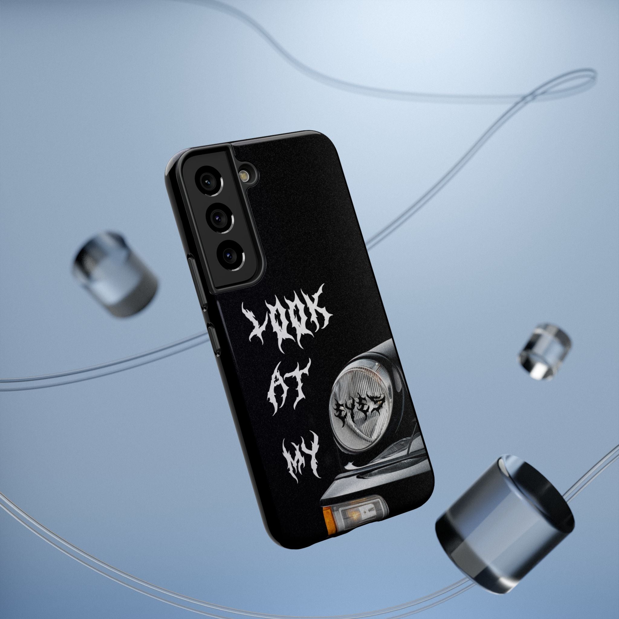 LOOK AT MY EYES Phone Case - 'Lock-in 🔒' Gym Motivation, Rap Vibes, Winter Arc Incoming