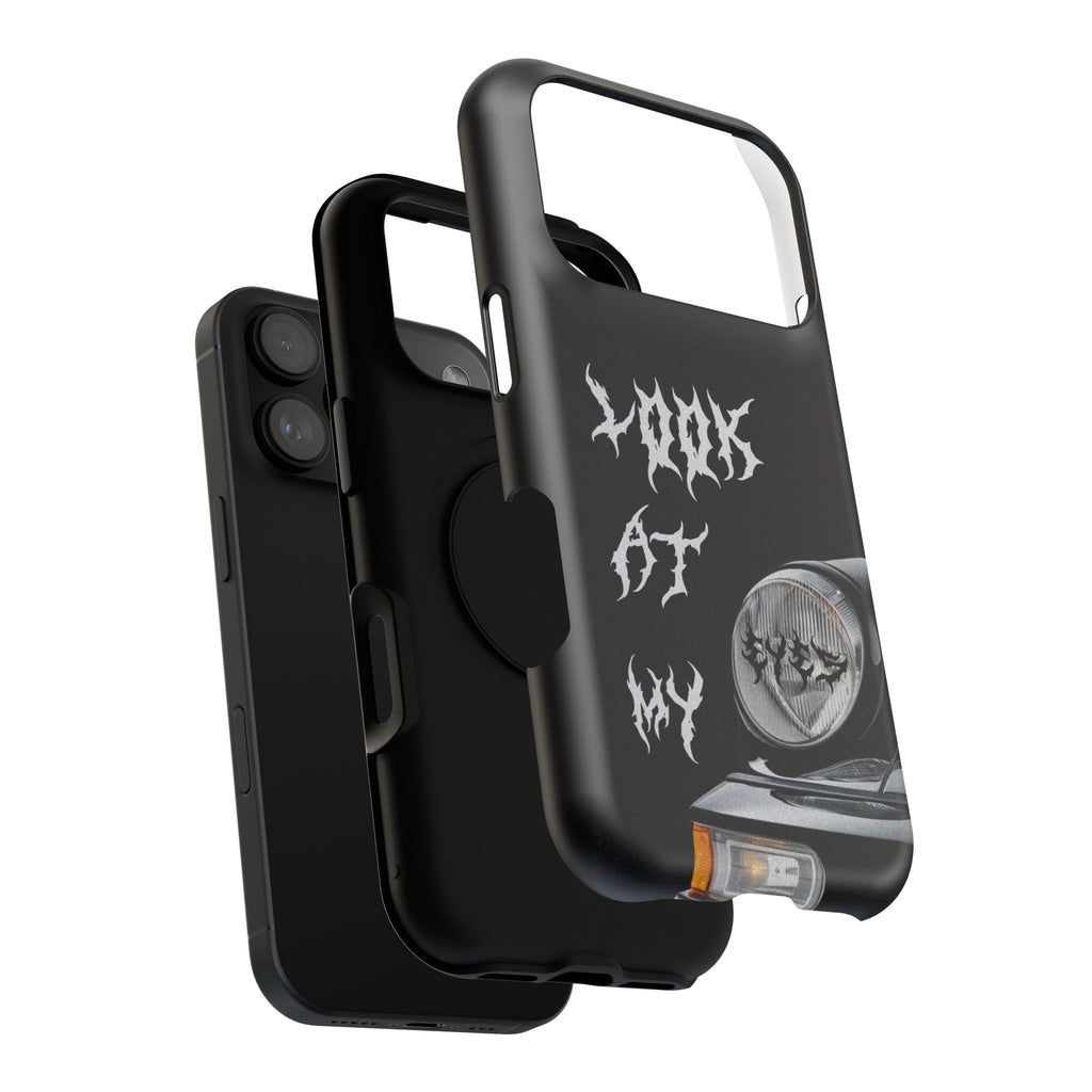LOOK AT MY EYES Phone Case - 'Lock-in 🔒' Gym Motivation, Rap Vibes, Winter Arc Incoming