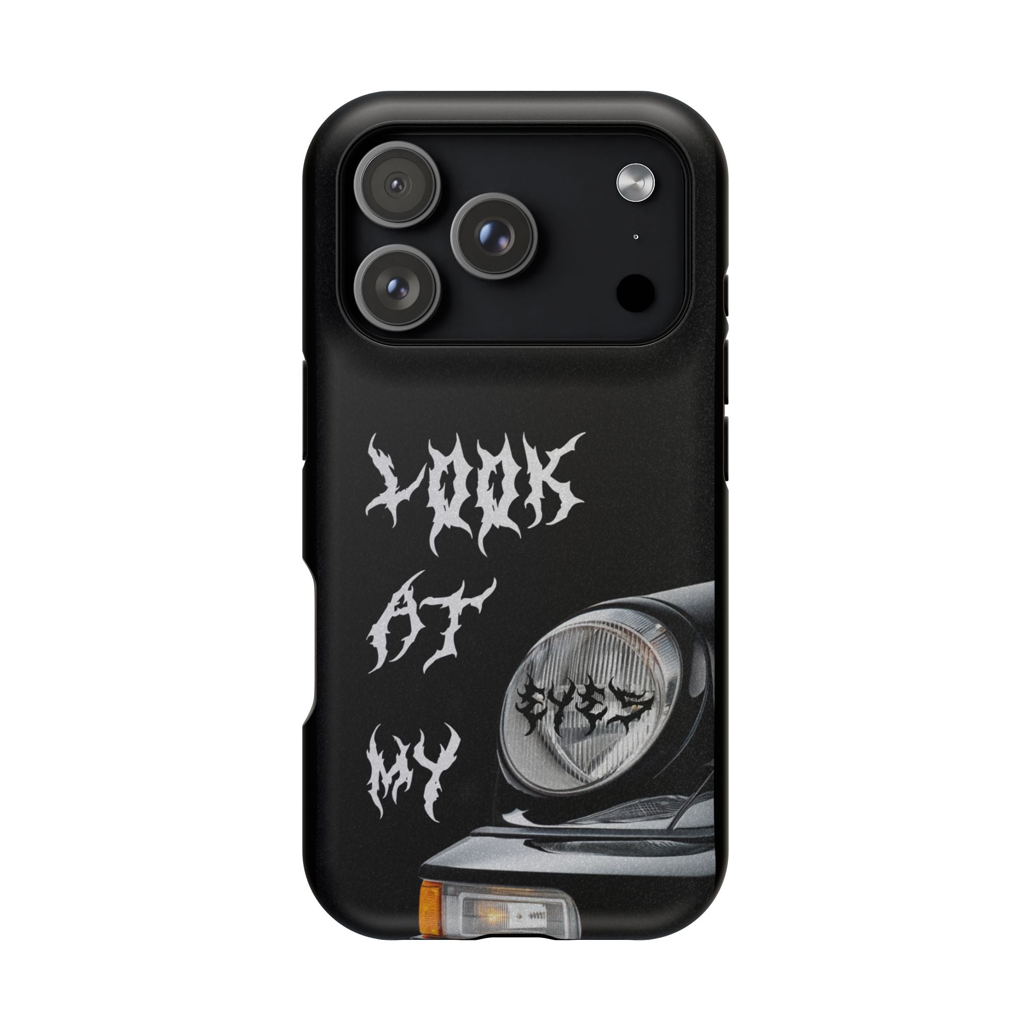 LOOK AT MY EYES Phone Case - 'Lock-in 🔒' Gym Motivation, Rap Vibes, Winter Arc Incoming
